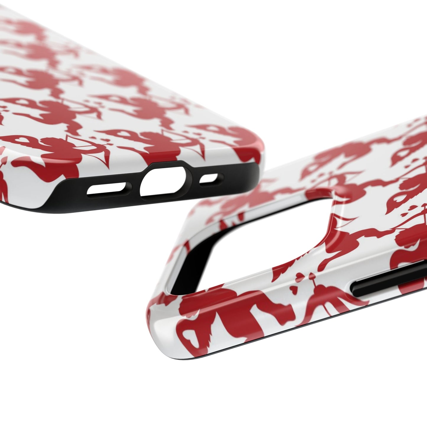 Red Cupid Love Pattern - iPhone Series Case - BOGO Cases