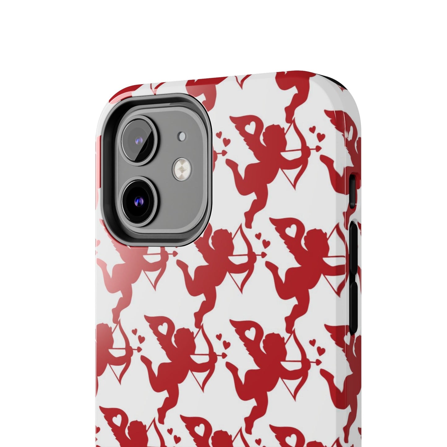 Red Cupid Love Pattern - iPhone Series Case - BOGO Cases