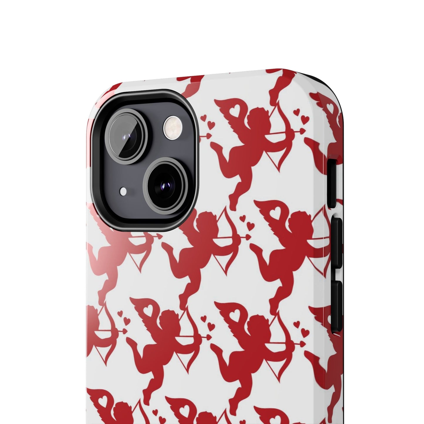 Red Cupid Love Pattern - iPhone Series Case - BOGO Cases