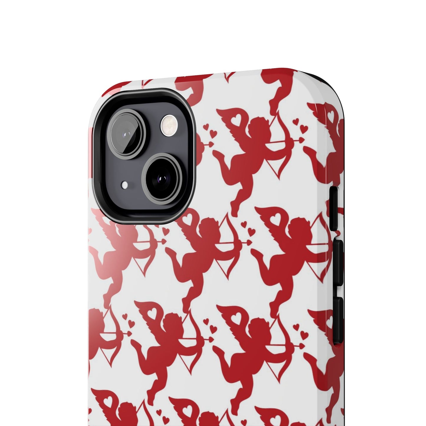 Red Cupid Love Pattern - iPhone Series Case - BOGO Cases