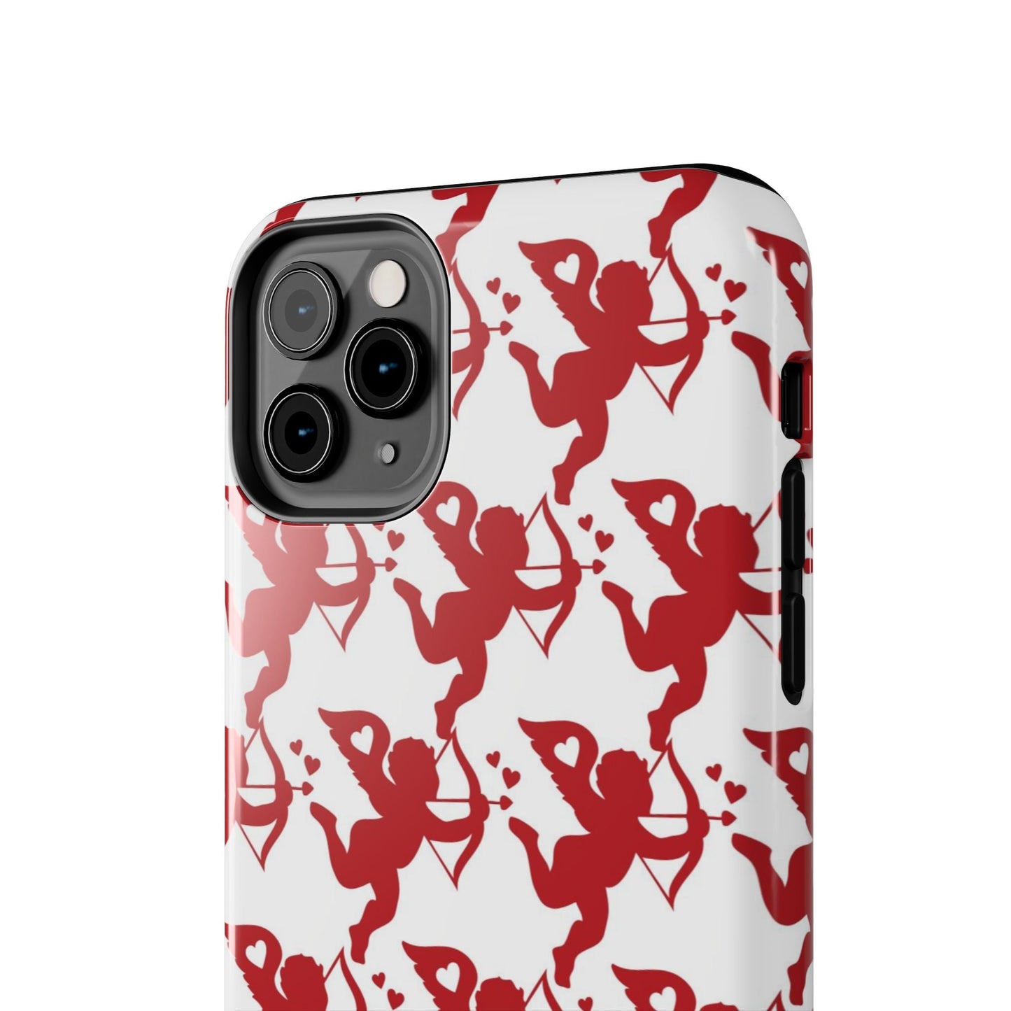 Red Cupid Love Pattern - iPhone Series Case - BOGO Cases