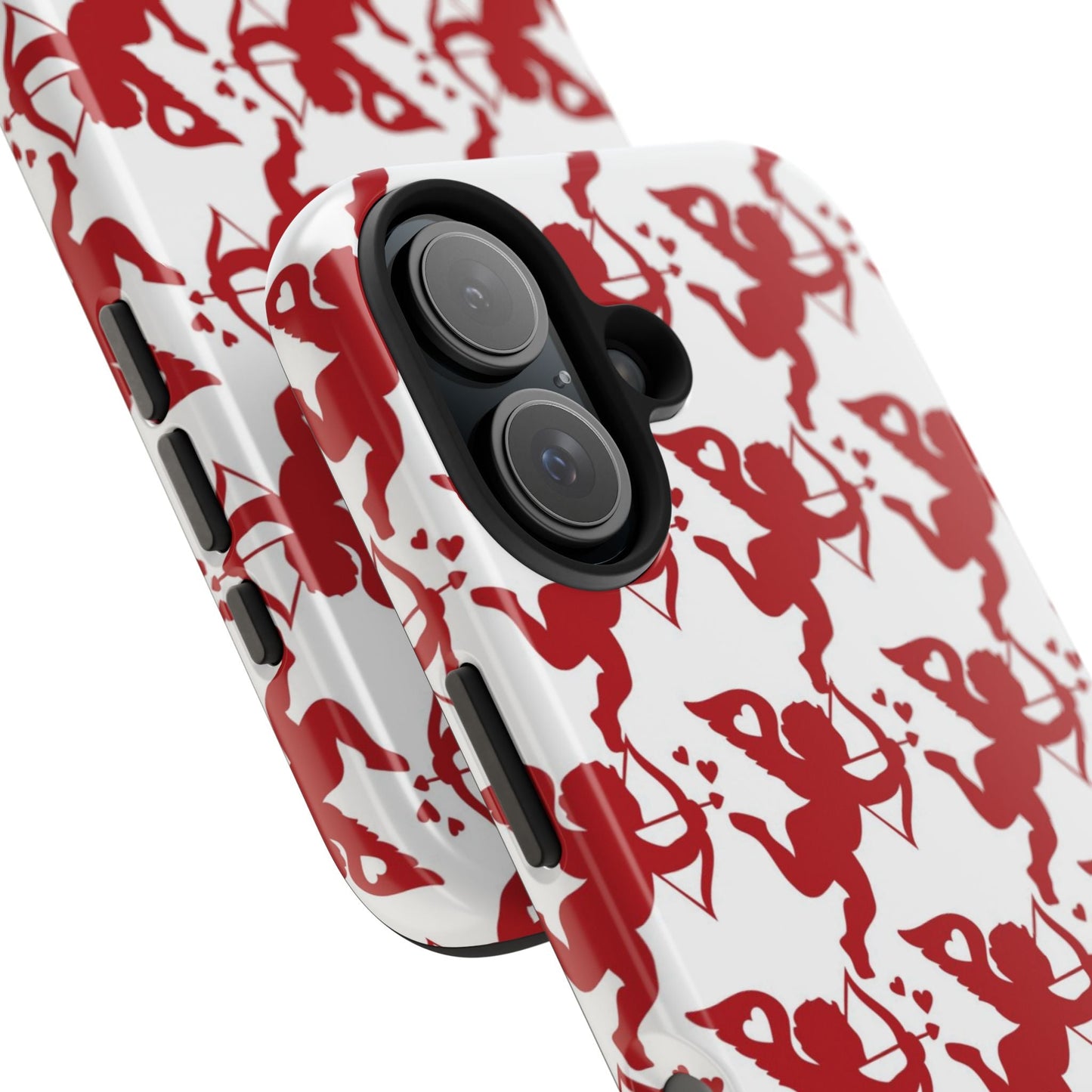 Red Cupid Love Pattern - iPhone Series Case - BOGO Cases