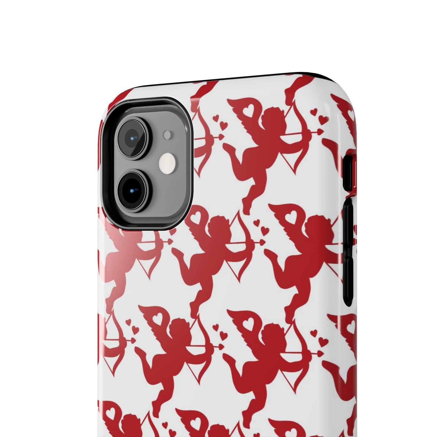 Red Cupid Love Pattern - iPhone Series Case - BOGO Cases