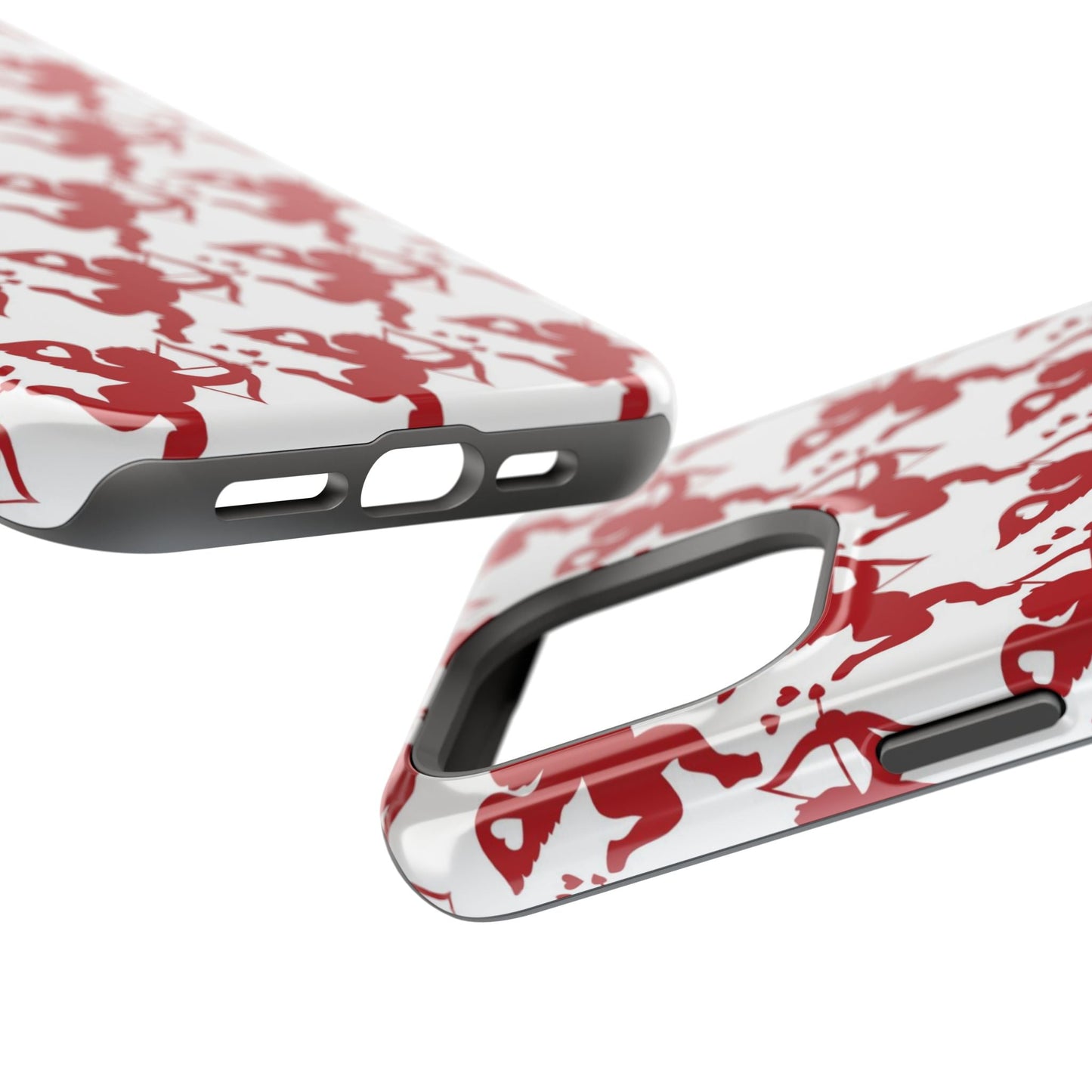 Red Cupid Love Pattern MagSafe Case - BOGO Cases