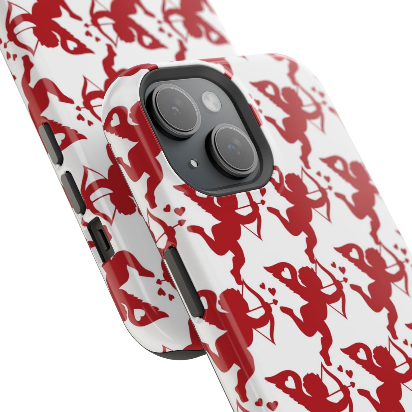 Red Cupid Love Pattern MagSafe Case - BOGO Cases