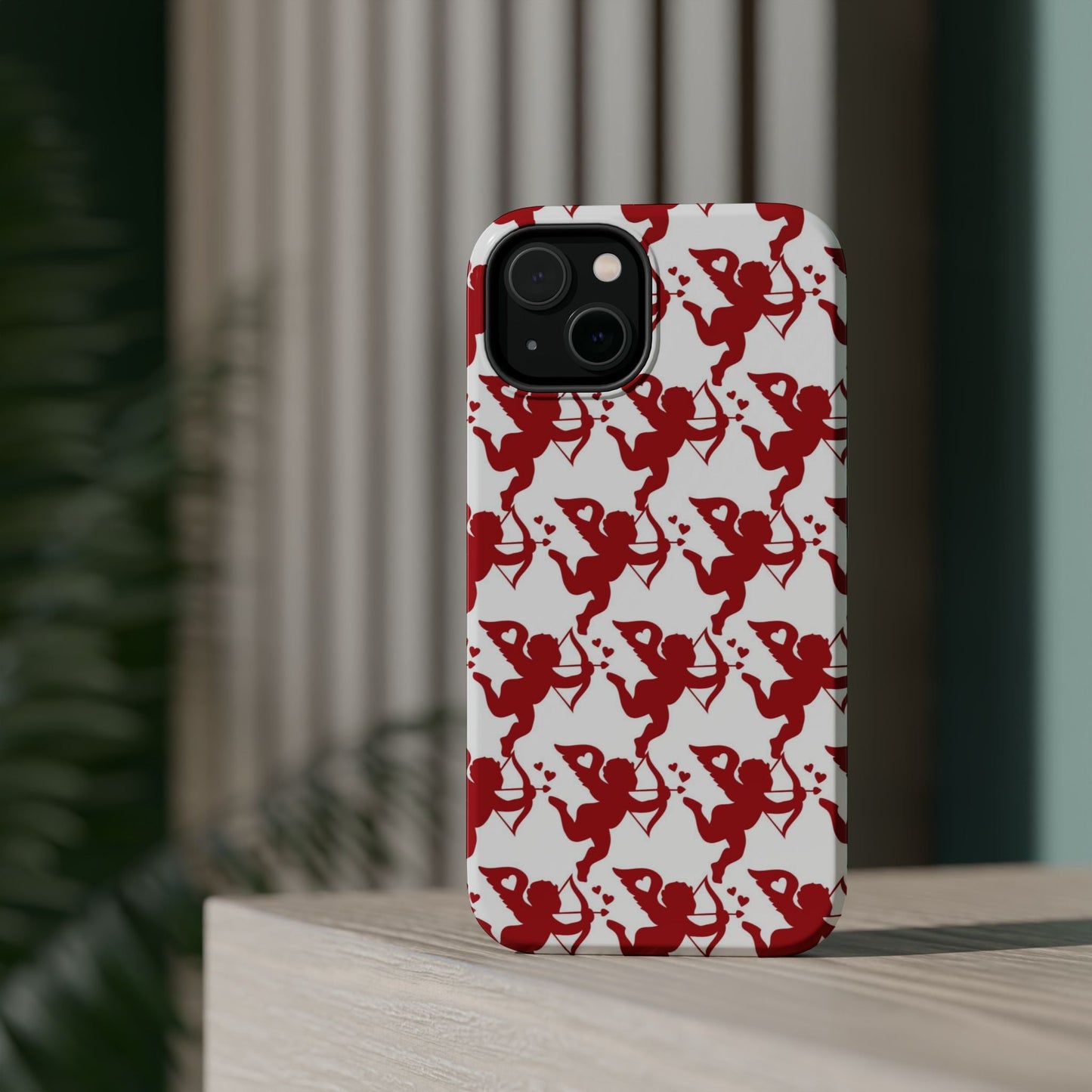 Red Cupid Love Pattern MagSafe Case - BOGO Cases