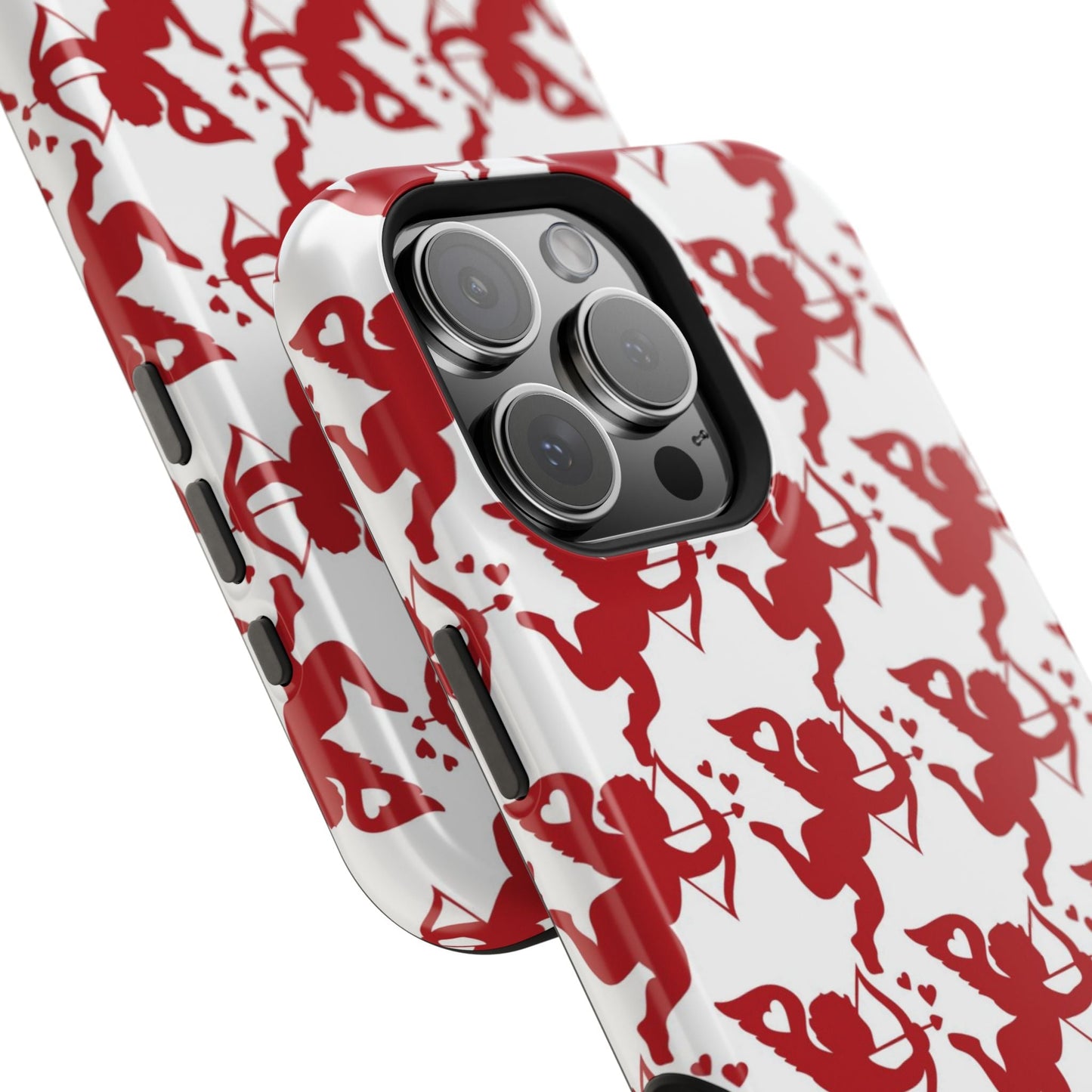 Red Cupid Love Pattern MagSafe Case - BOGO Cases