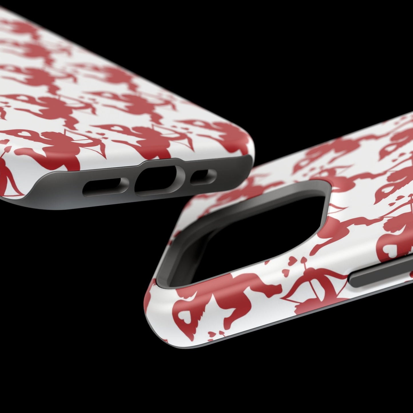 Red Cupid Love Pattern MagSafe Case - BOGO Cases