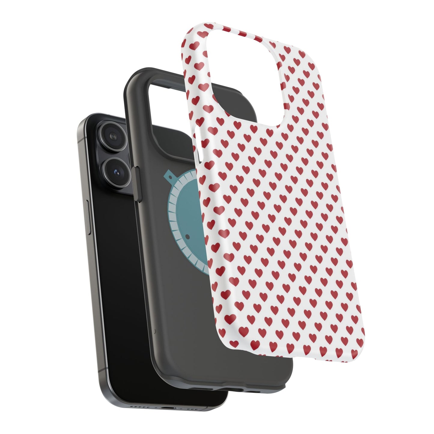 Red Hot Hearts MagSafe iPhone Case - BOGO Cases
