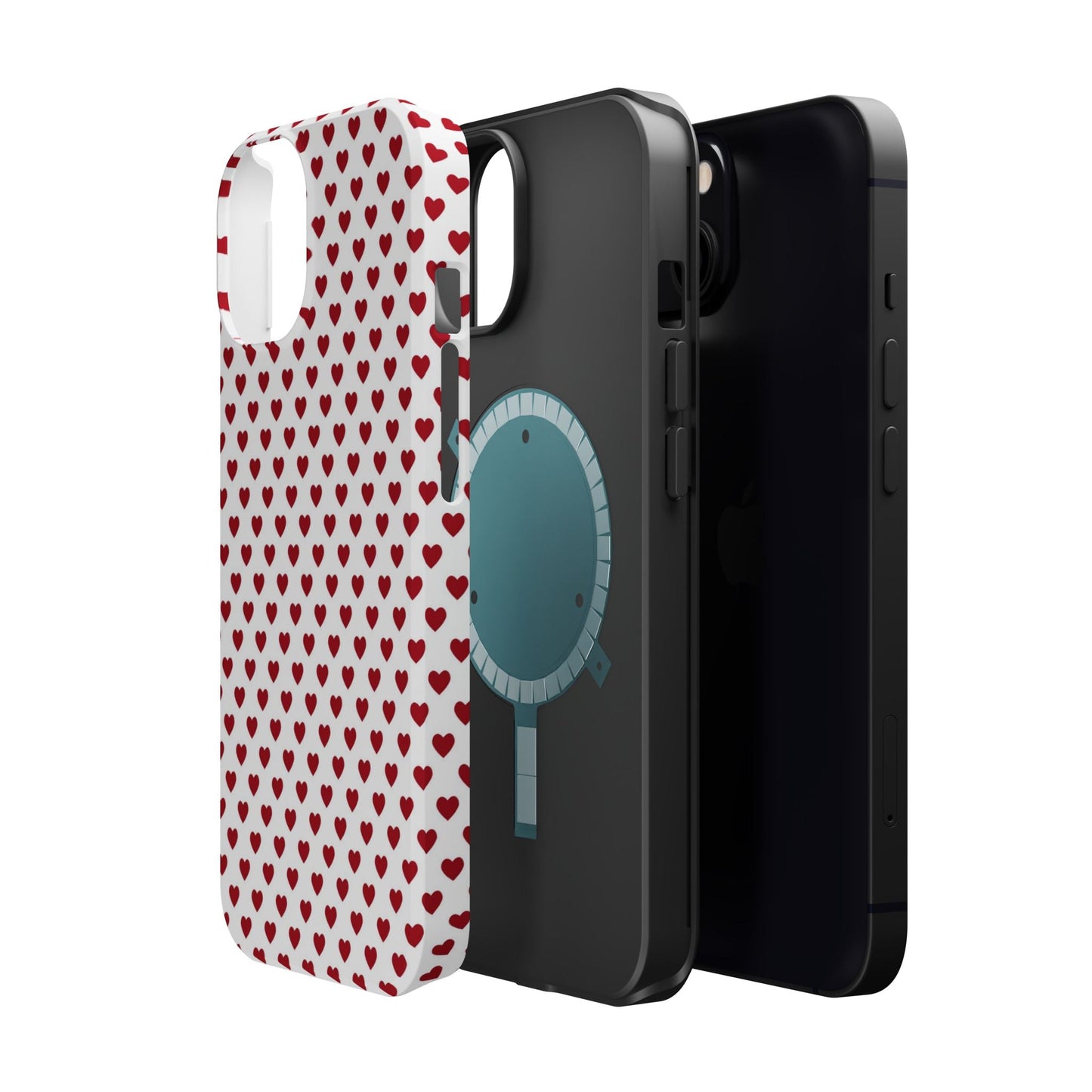 Red Hot Hearts MagSafe iPhone Case - BOGO Cases