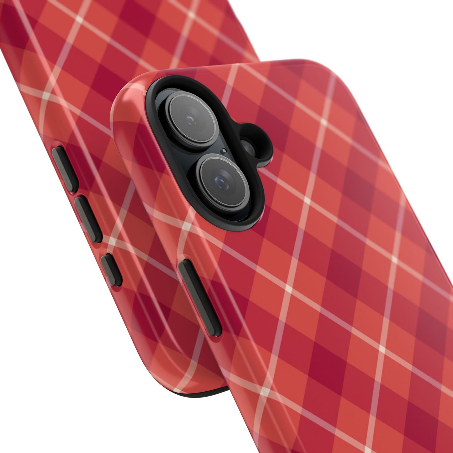 Red Plaid Crisscross – iPhone Series Case - BOGO Cases