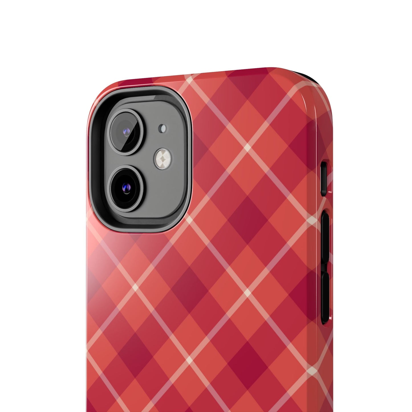 Red Plaid Crisscross – iPhone Series Case - BOGO Cases