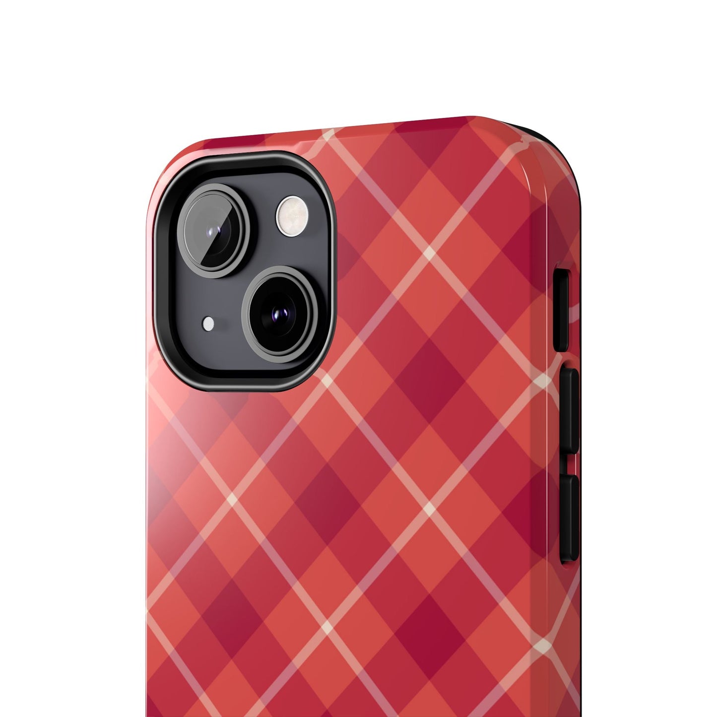 Red Plaid Crisscross – iPhone Series Case - BOGO Cases