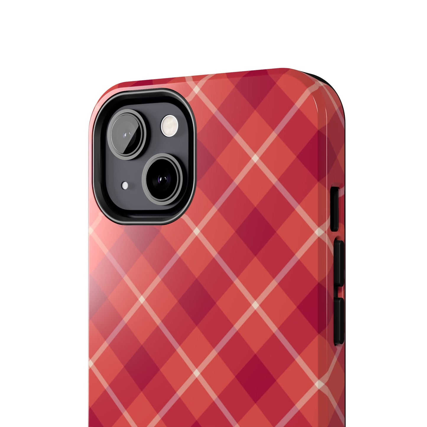 Red Plaid Crisscross – iPhone Series Case - BOGO Cases