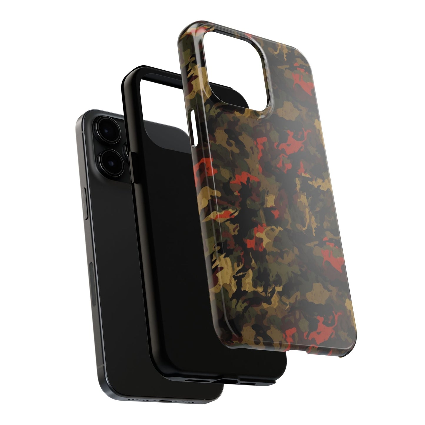 Red Woodland Camo iPhone Case - BOGO Cases