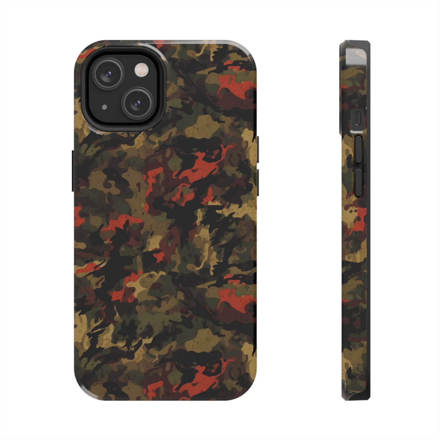 Red Woodland Camo iPhone Case - BOGO Cases
