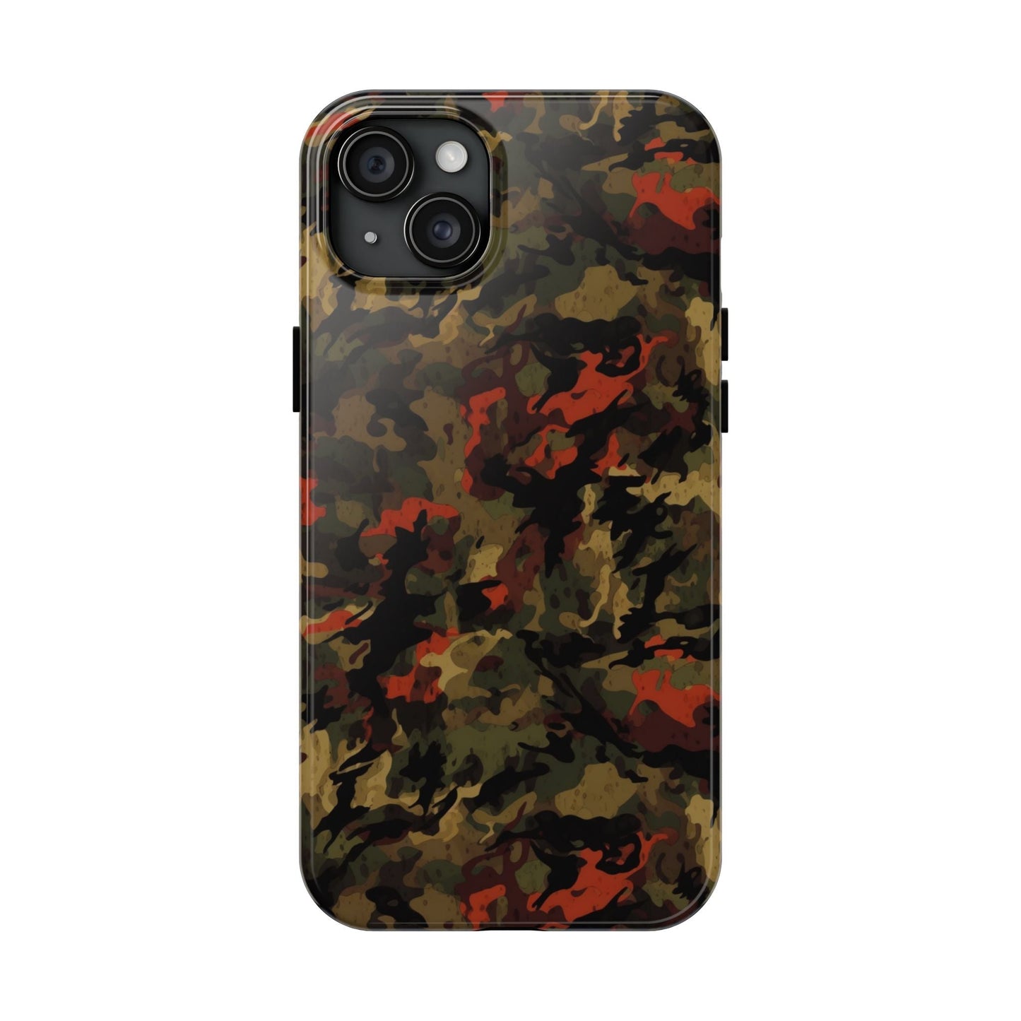 Red Woodland Camo iPhone Case - BOGO Cases