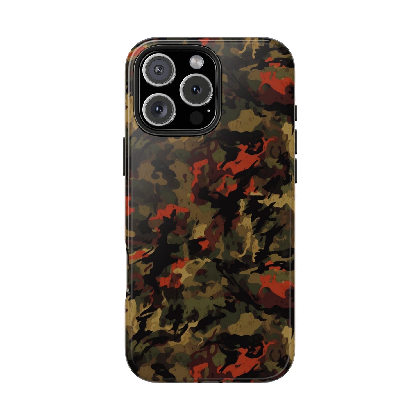 Red Woodland Camo iPhone Case - BOGO Cases