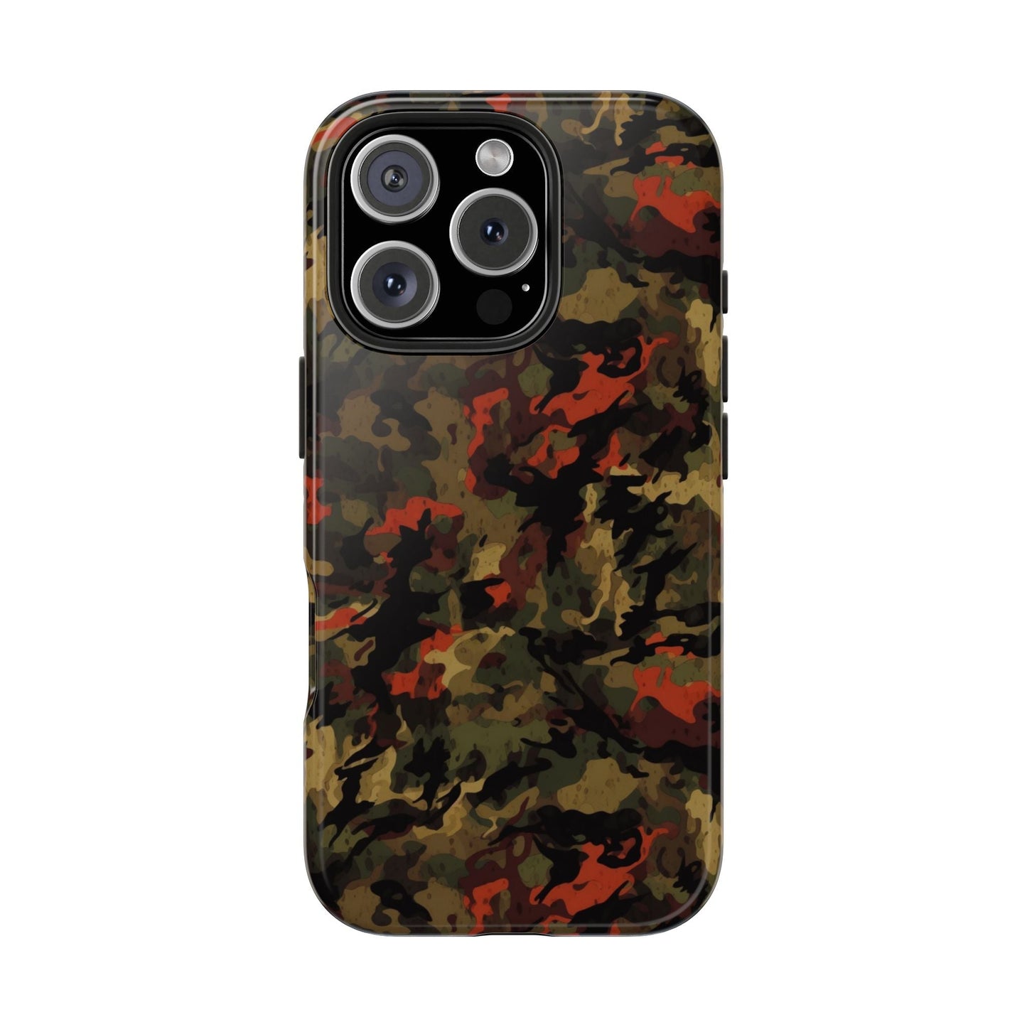 Red Woodland Camo iPhone Case - BOGO Cases