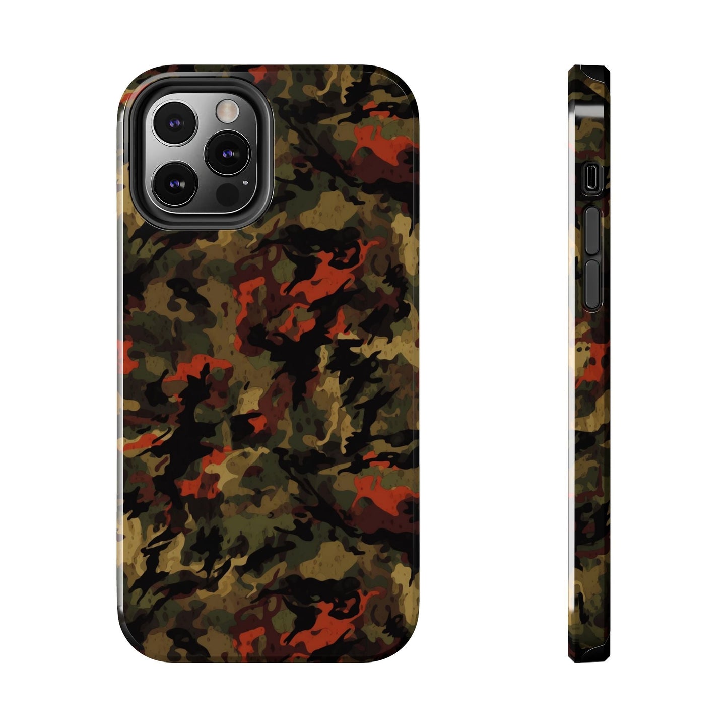 Red Woodland Camo iPhone Case - BOGO Cases