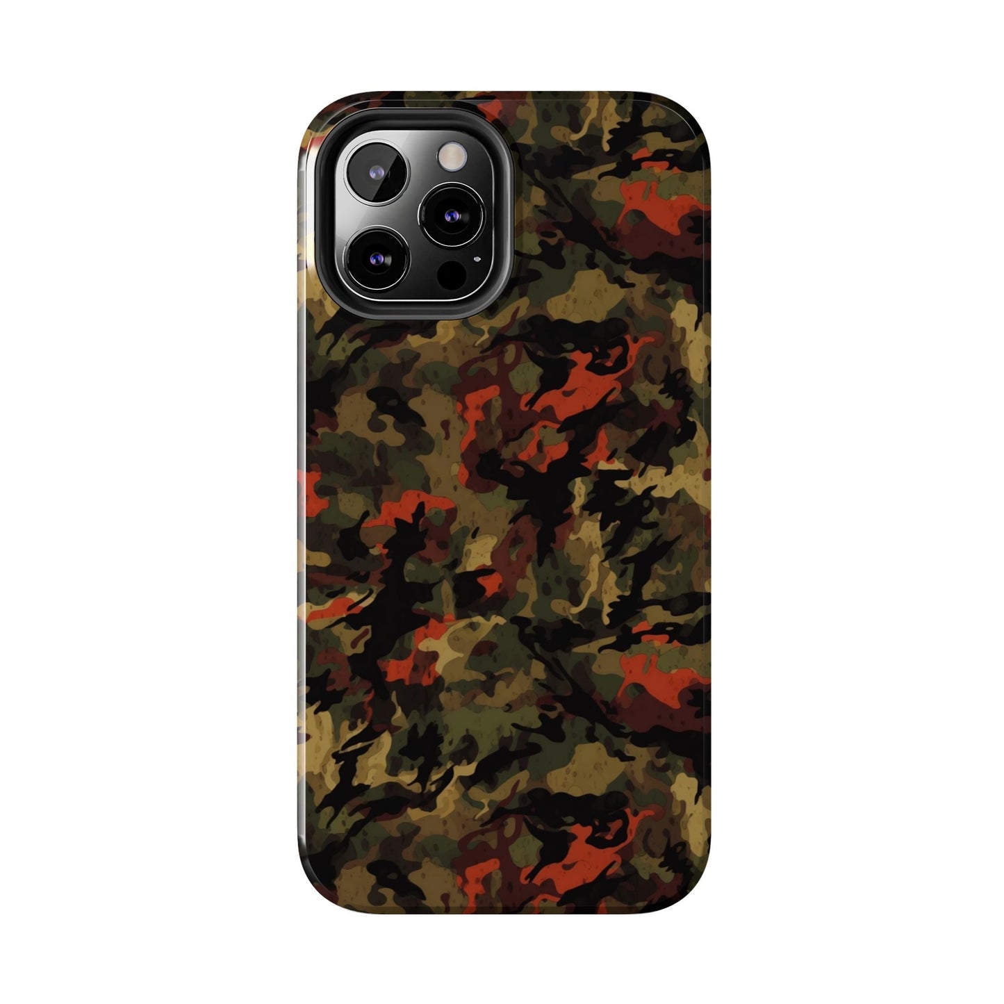 Red Woodland Camo iPhone Case - BOGO Cases