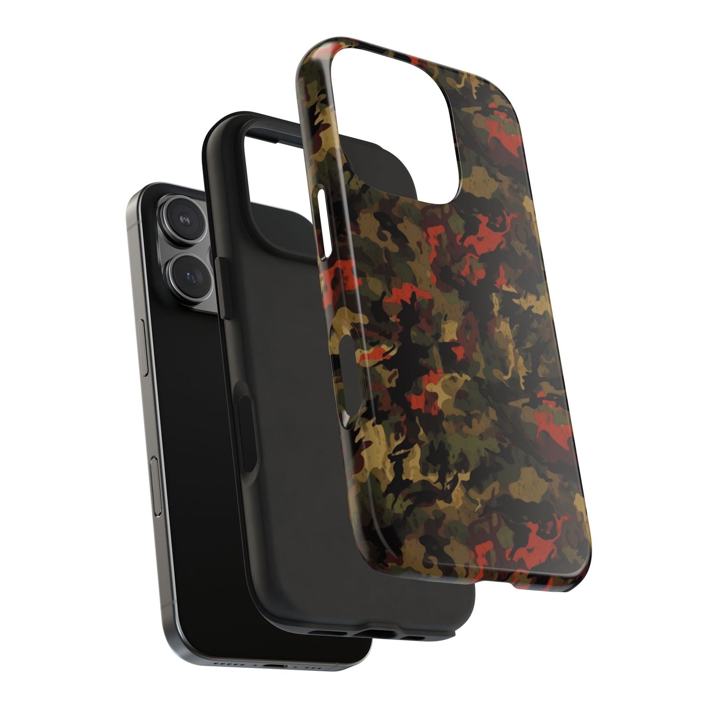 Red Woodland Camo iPhone Case - BOGO Cases