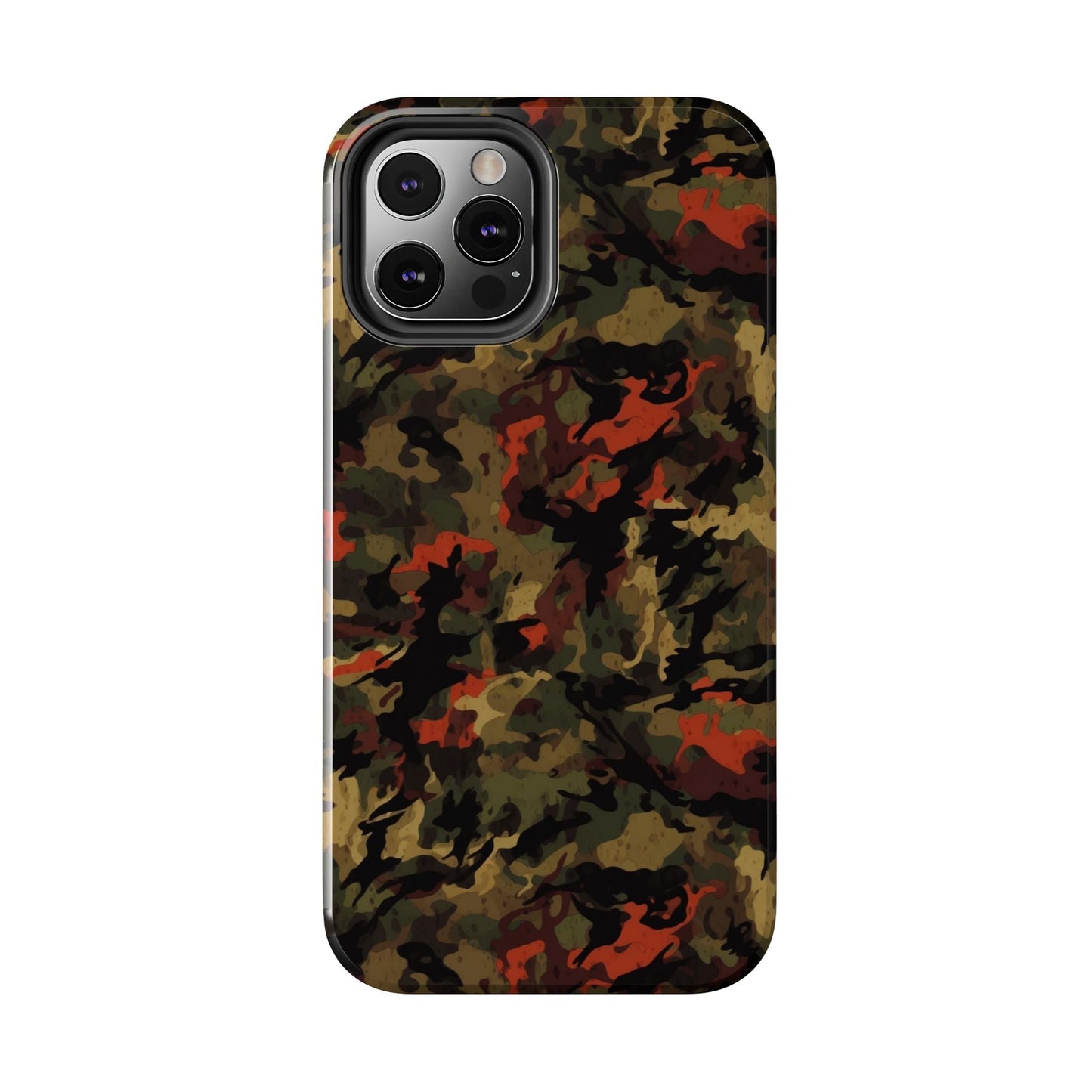 Red Woodland Camo iPhone Case - BOGO Cases