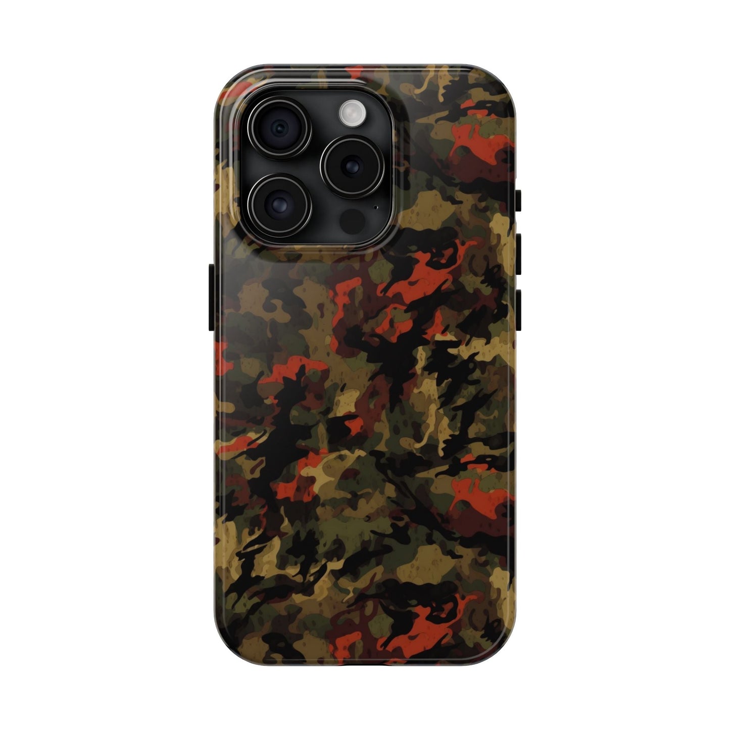 Red Woodland Camo iPhone Case - BOGO Cases