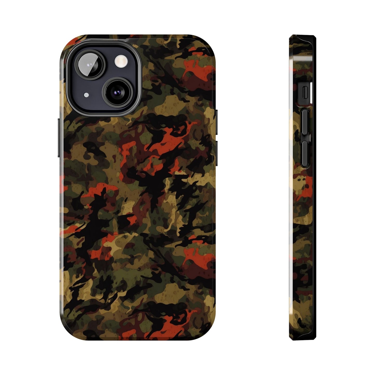Red Woodland Camo iPhone Case - BOGO Cases