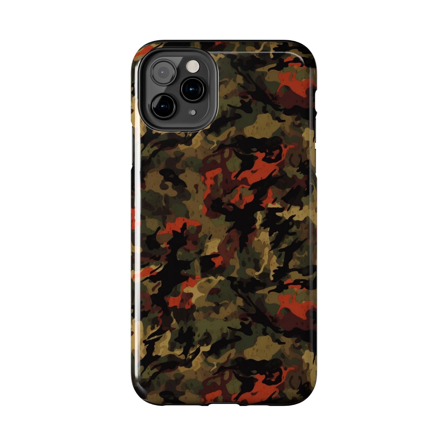 Red Woodland Camo iPhone Case - BOGO Cases