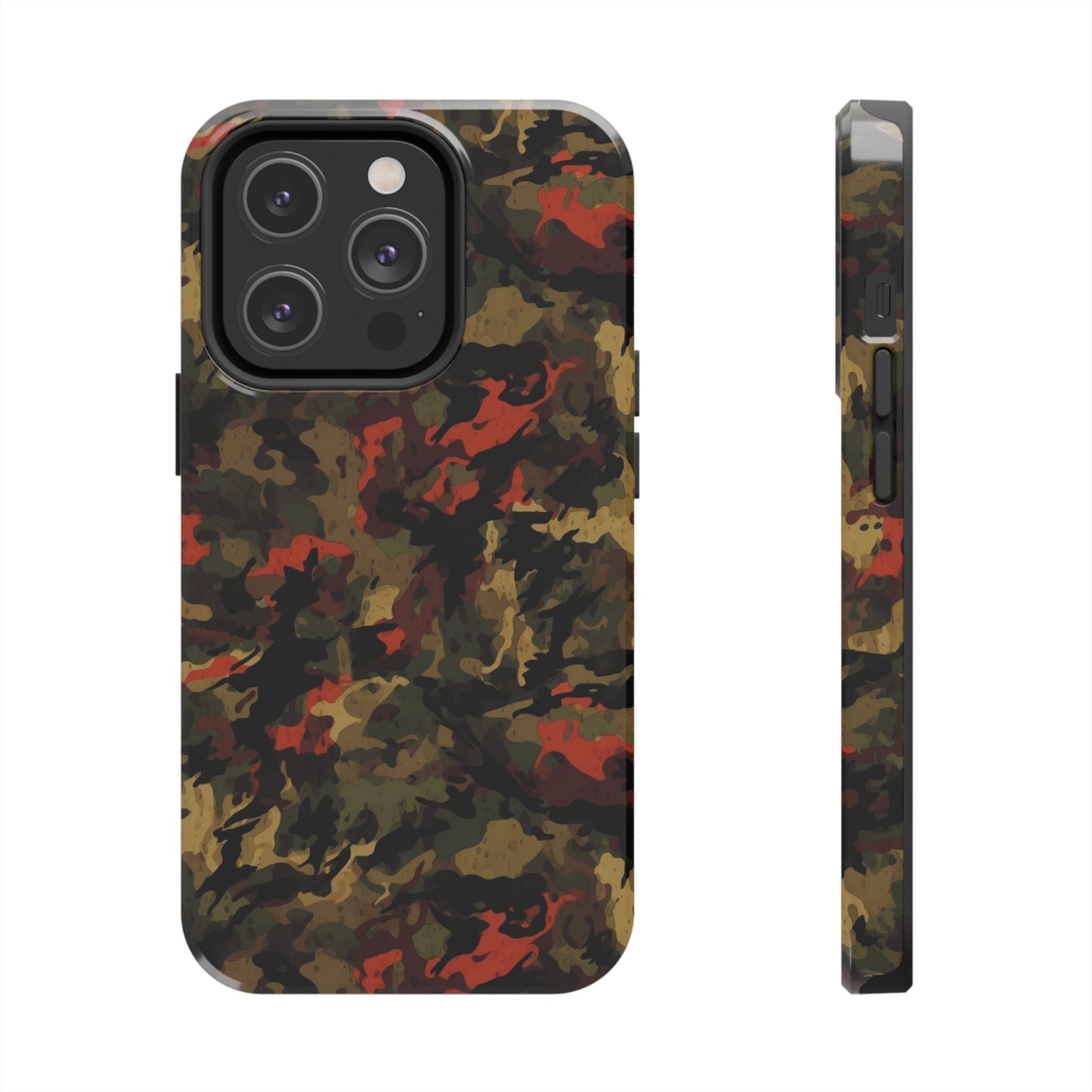 Red Woodland Camo iPhone Case - BOGO Cases