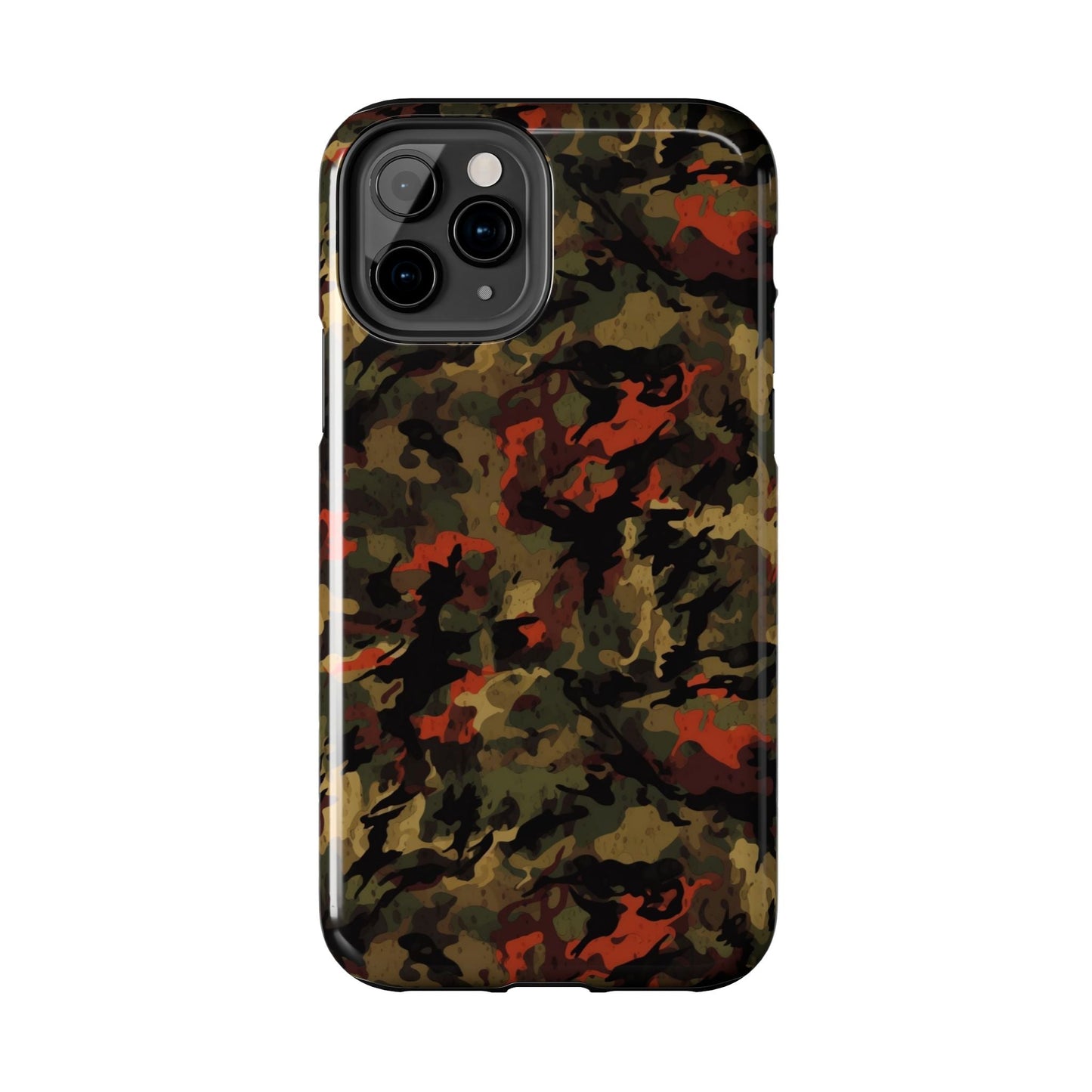 Red Woodland Camo iPhone Case - BOGO Cases