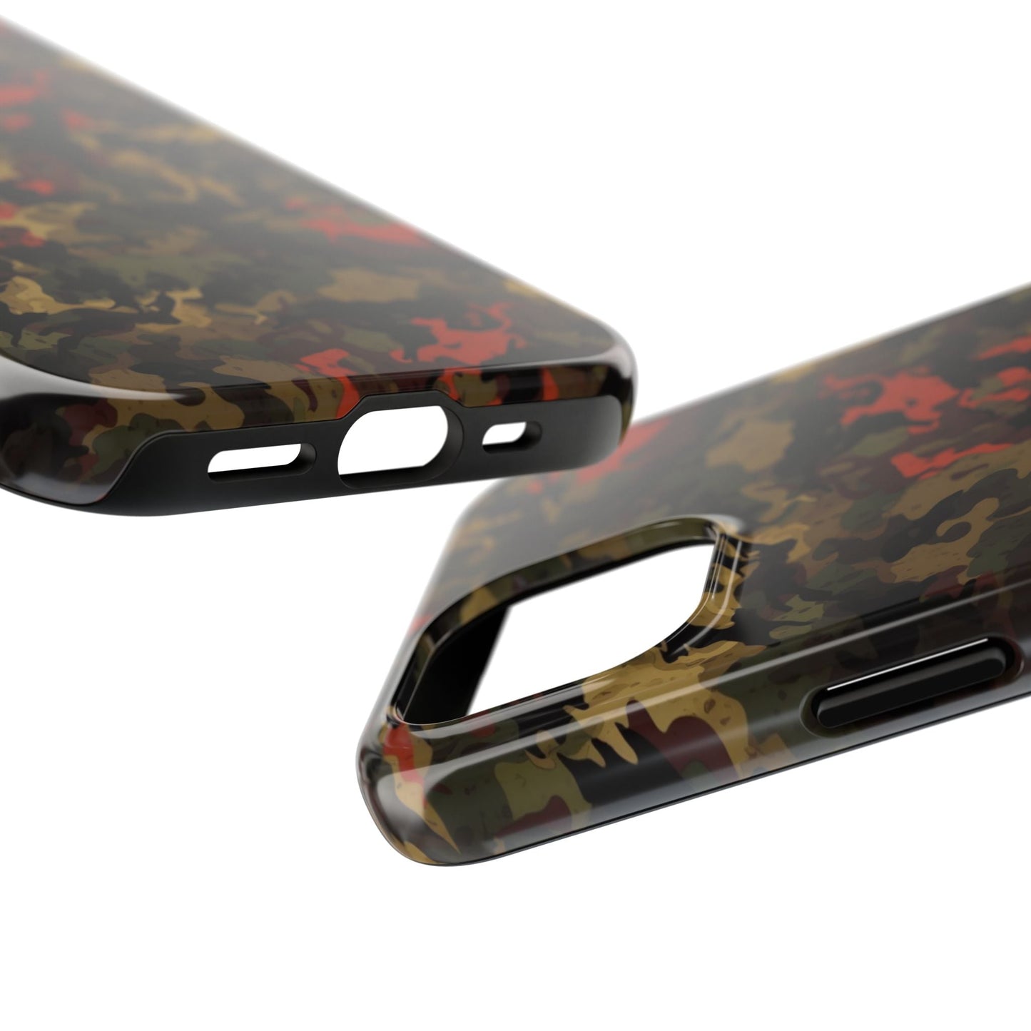 Red Woodland Camo iPhone Case - BOGO Cases