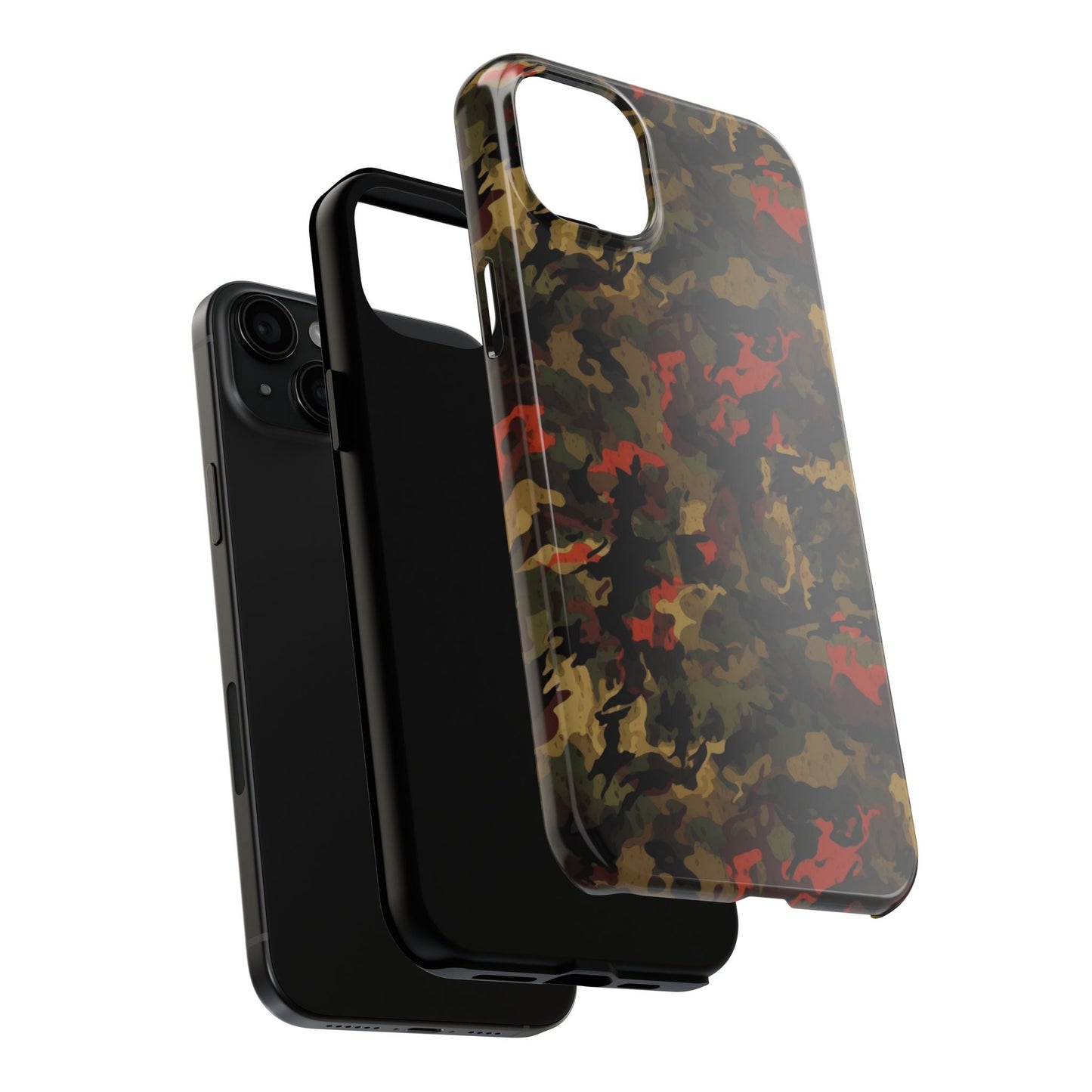 Red Woodland Camo iPhone Case - BOGO Cases