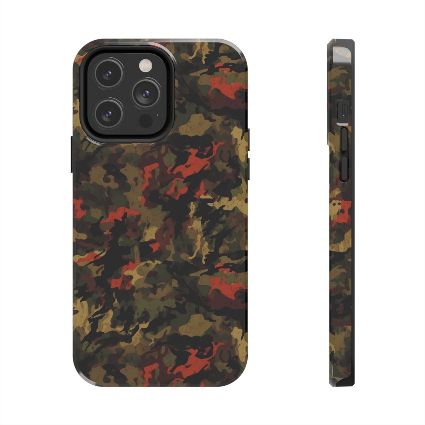 Red Woodland Camo iPhone Case - BOGO Cases