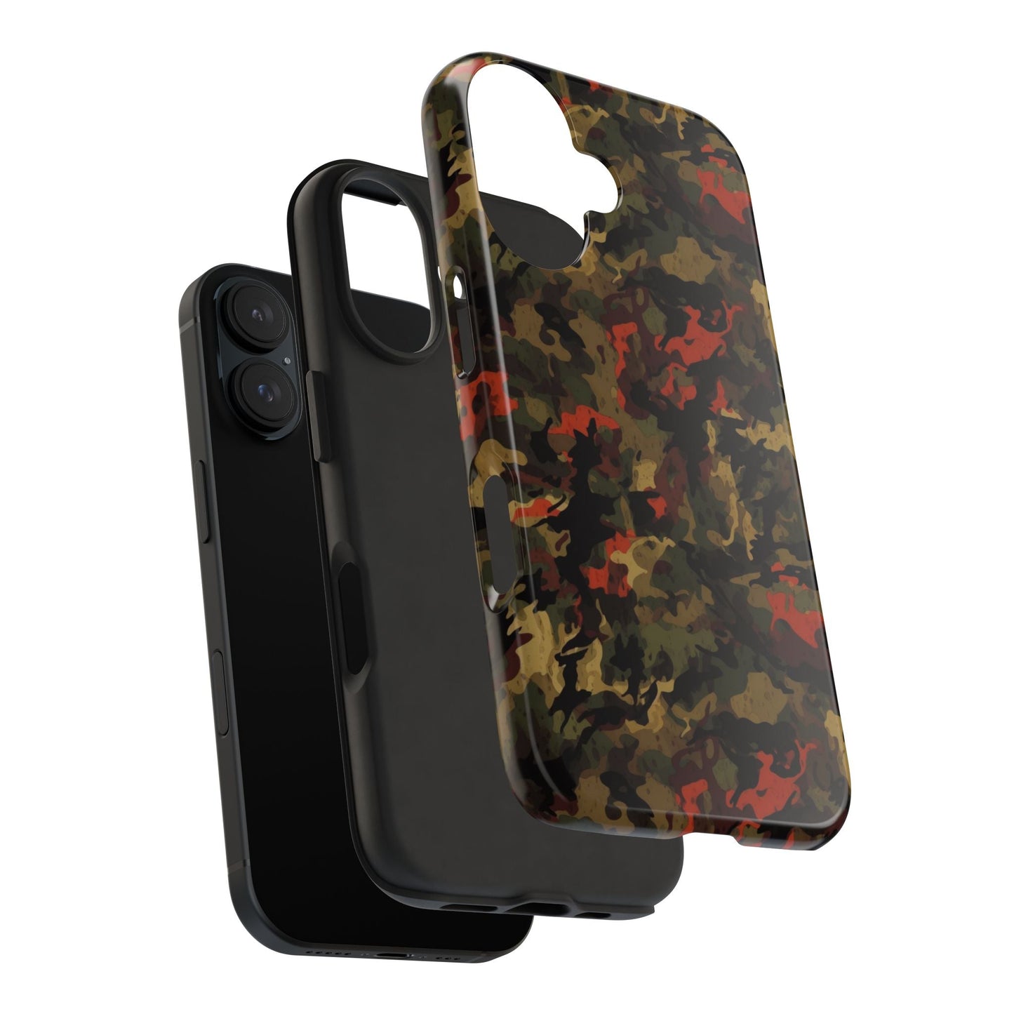 Red Woodland Camo iPhone Case - BOGO Cases