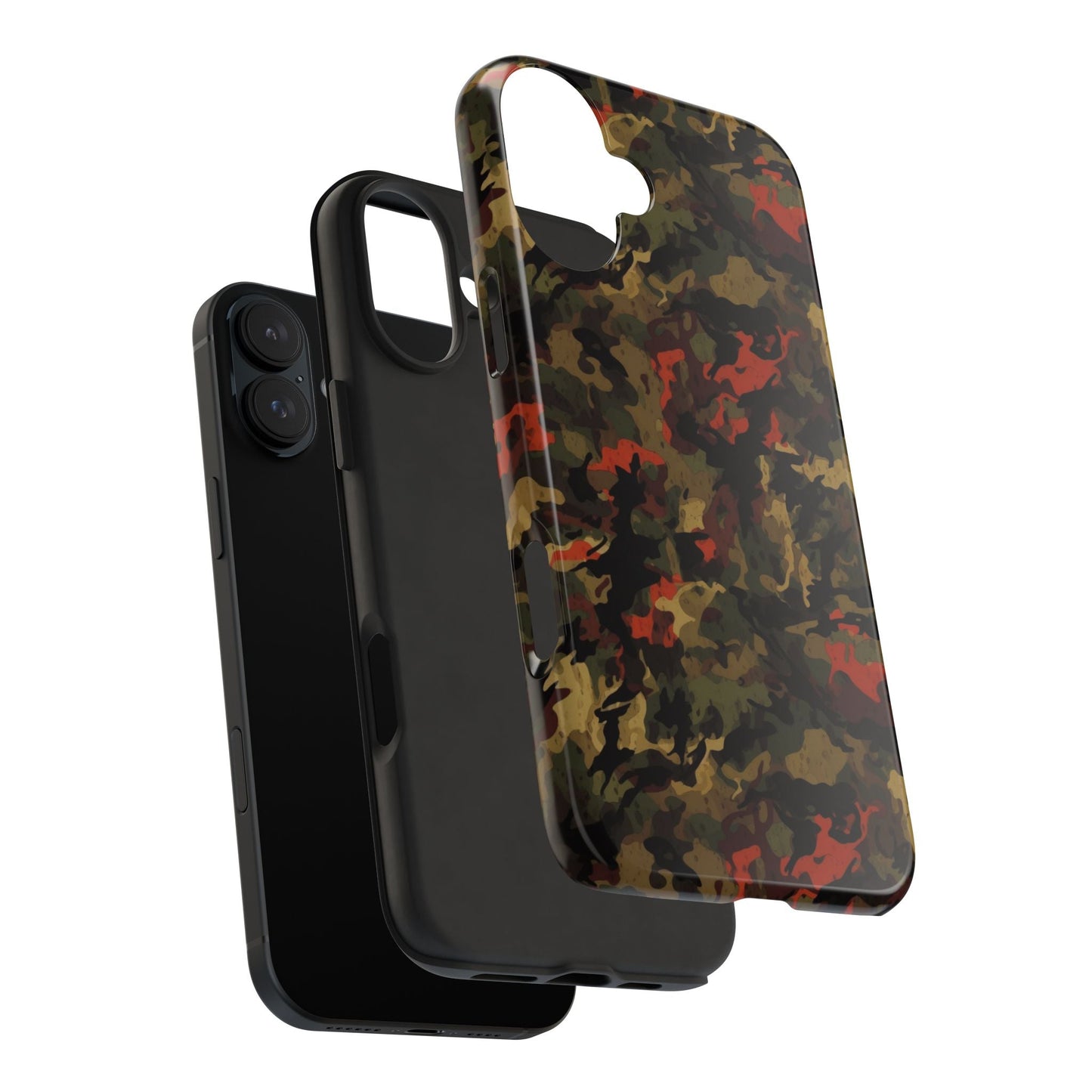 Red Woodland Camo iPhone Case - BOGO Cases