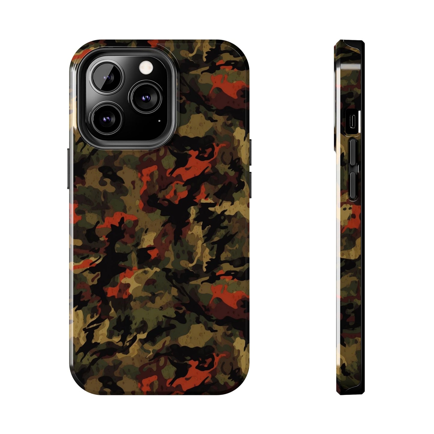 Red Woodland Camo iPhone Case - BOGO Cases