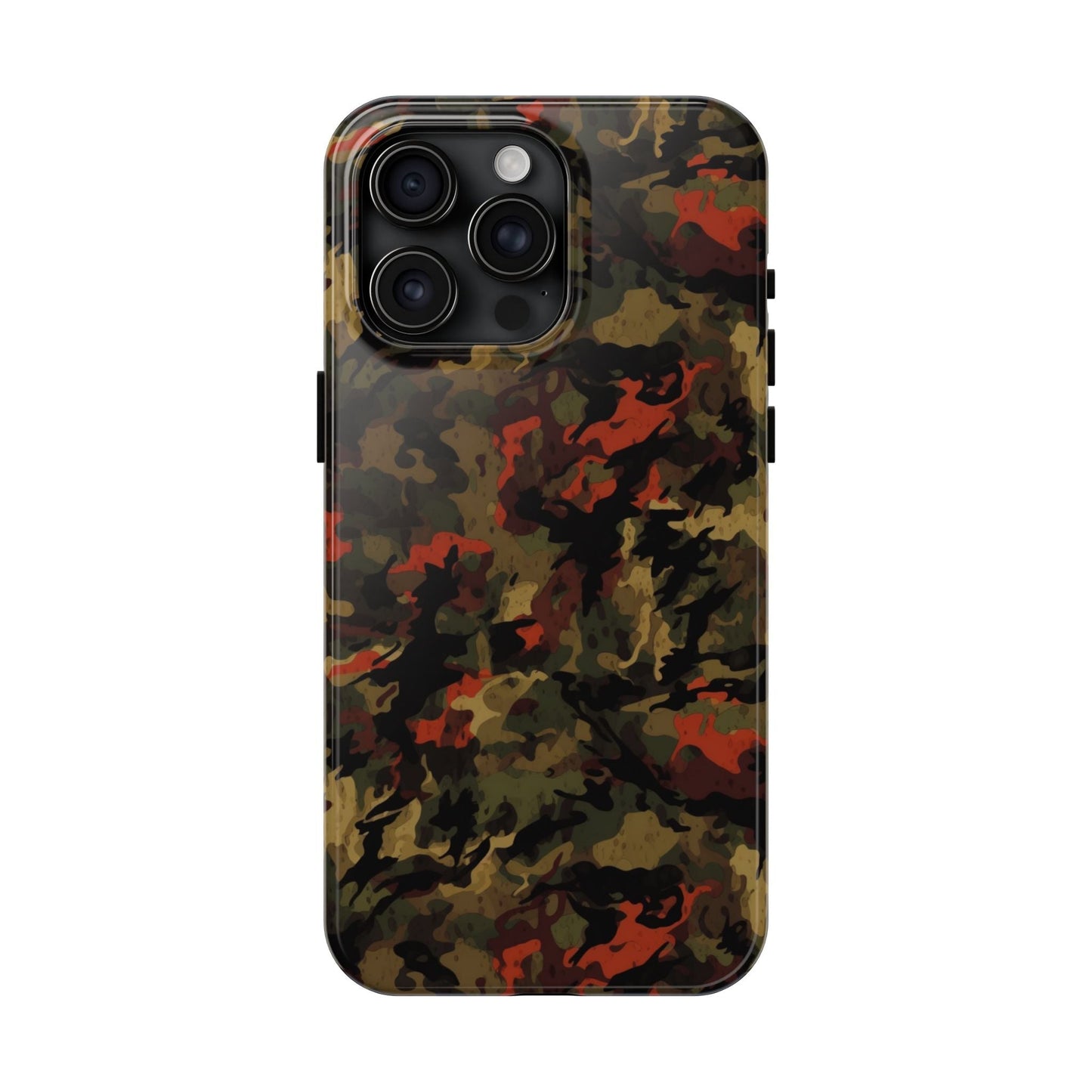 Red Woodland Camo iPhone Case - BOGO Cases