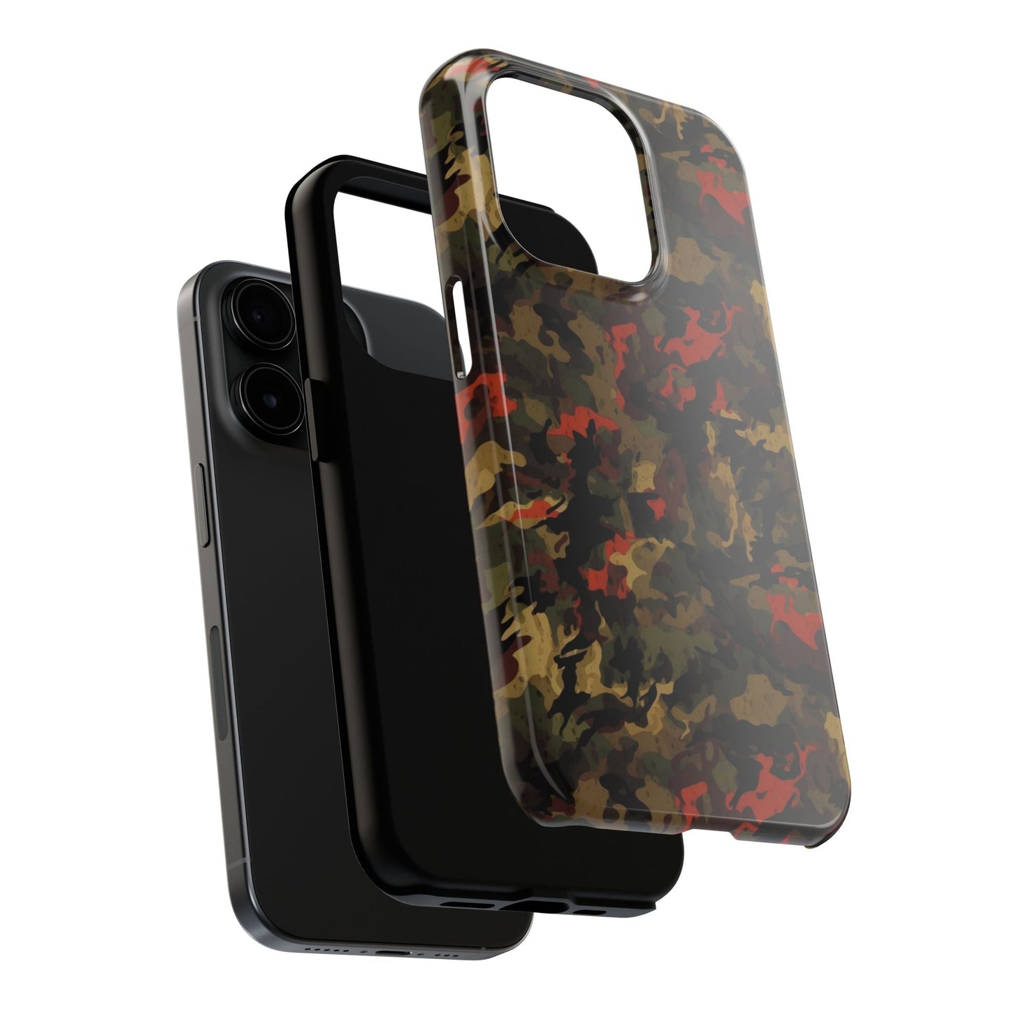 Red Woodland Camo iPhone Case - BOGO Cases