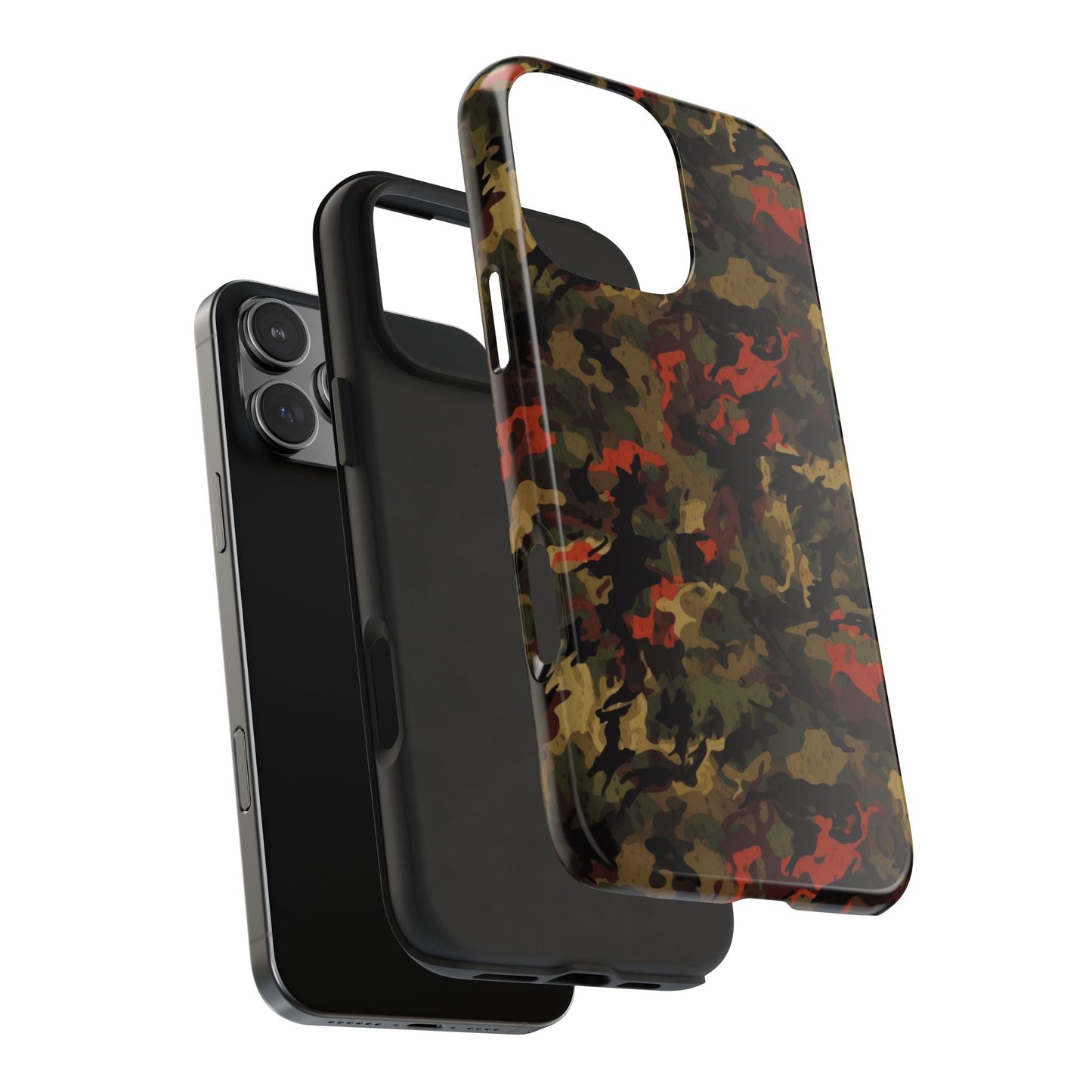 Red Woodland Camo iPhone Case - BOGO Cases