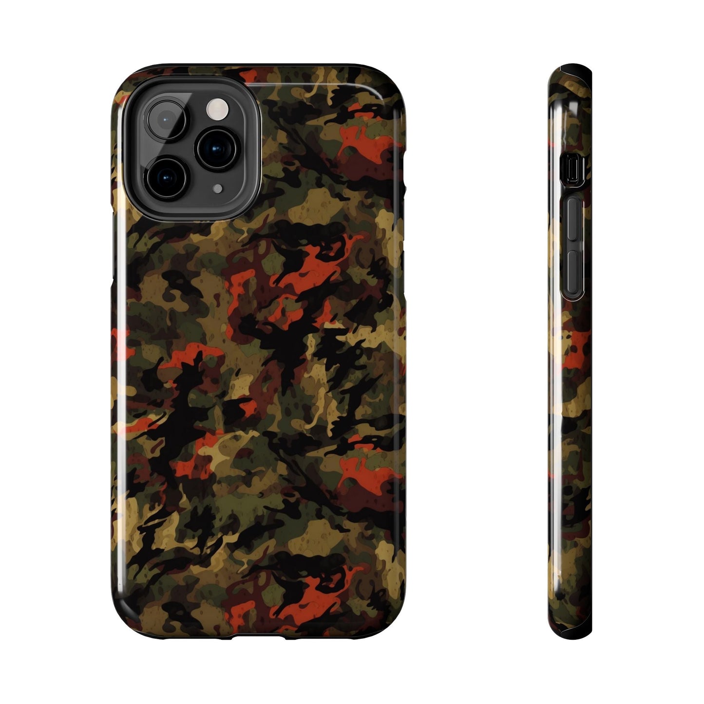 Red Woodland Camo iPhone Case - BOGO Cases