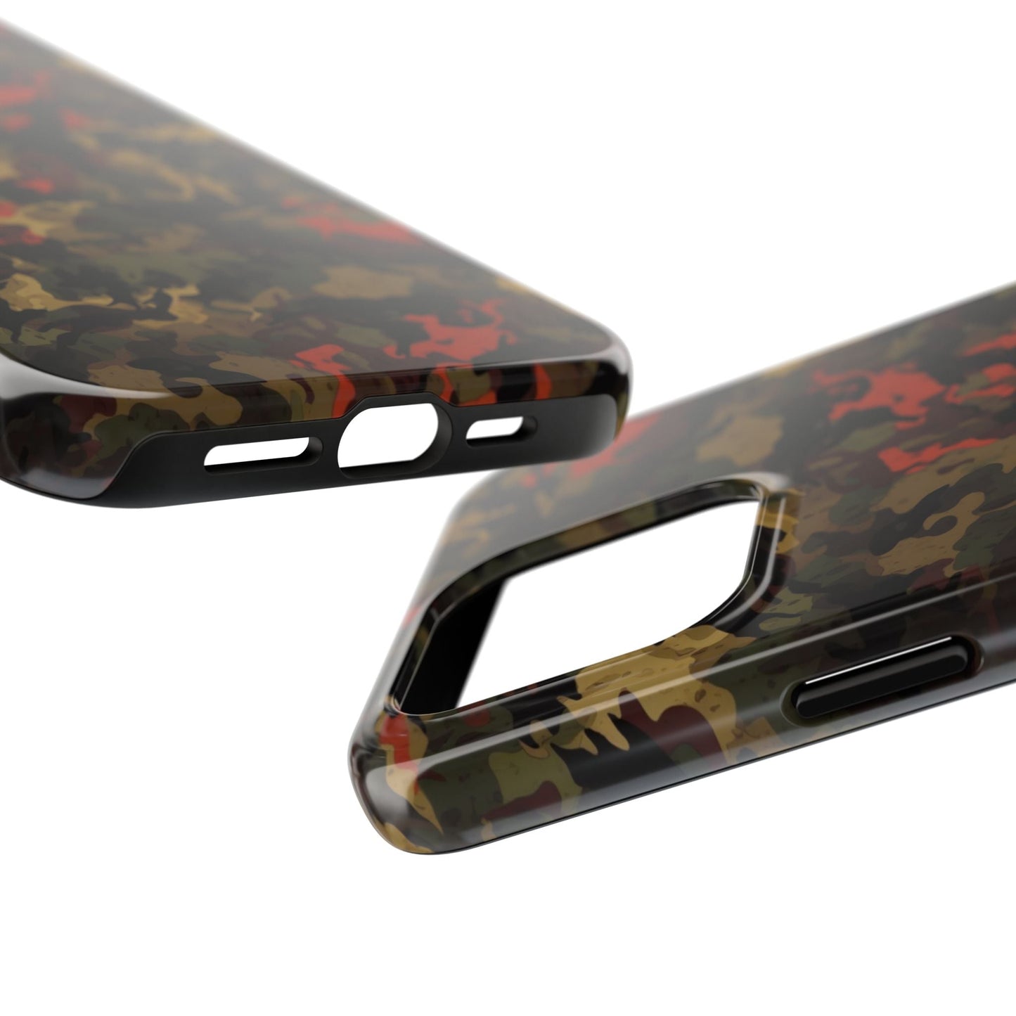 Red Woodland Camo iPhone Case - BOGO Cases