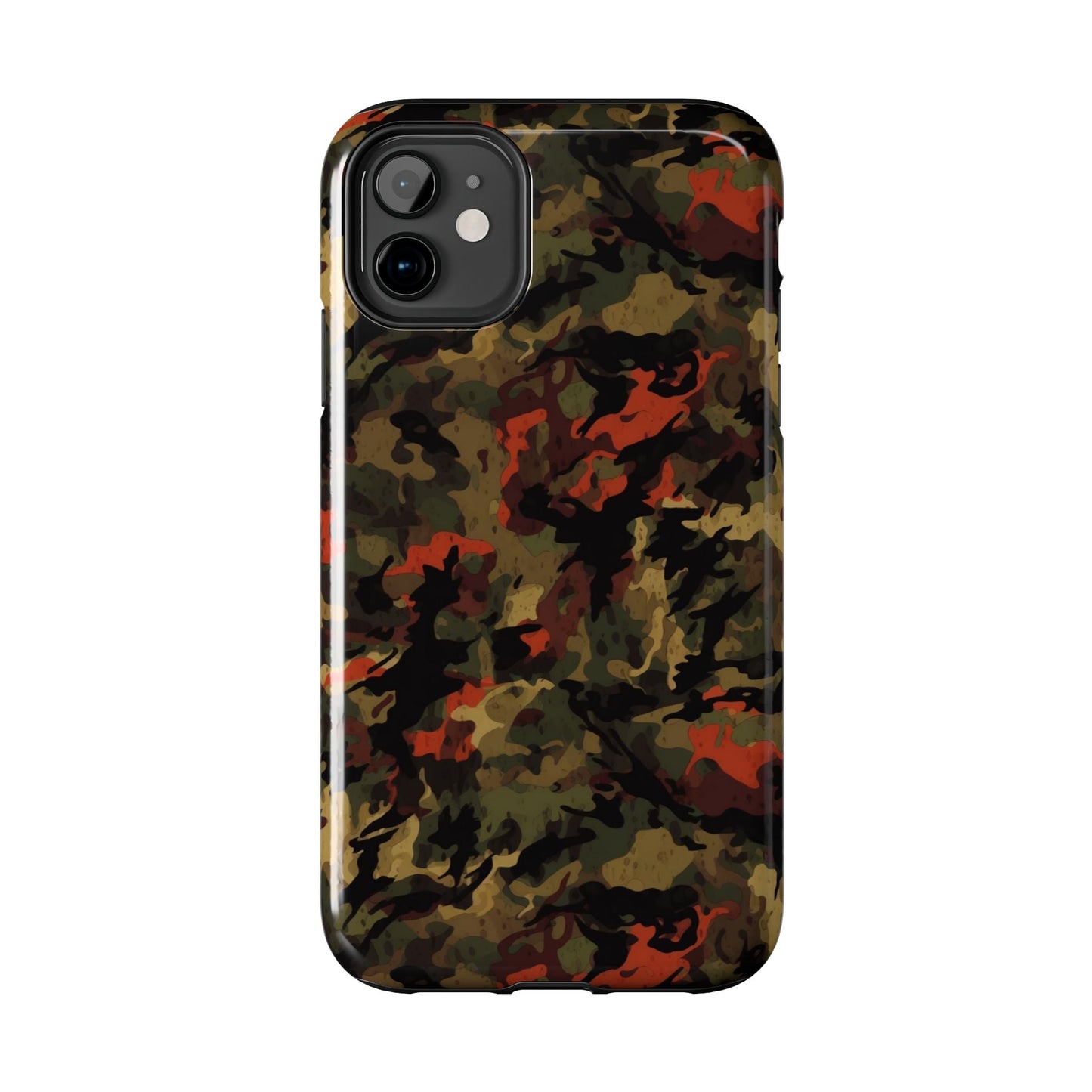 Red Woodland Camo iPhone Case - BOGO Cases