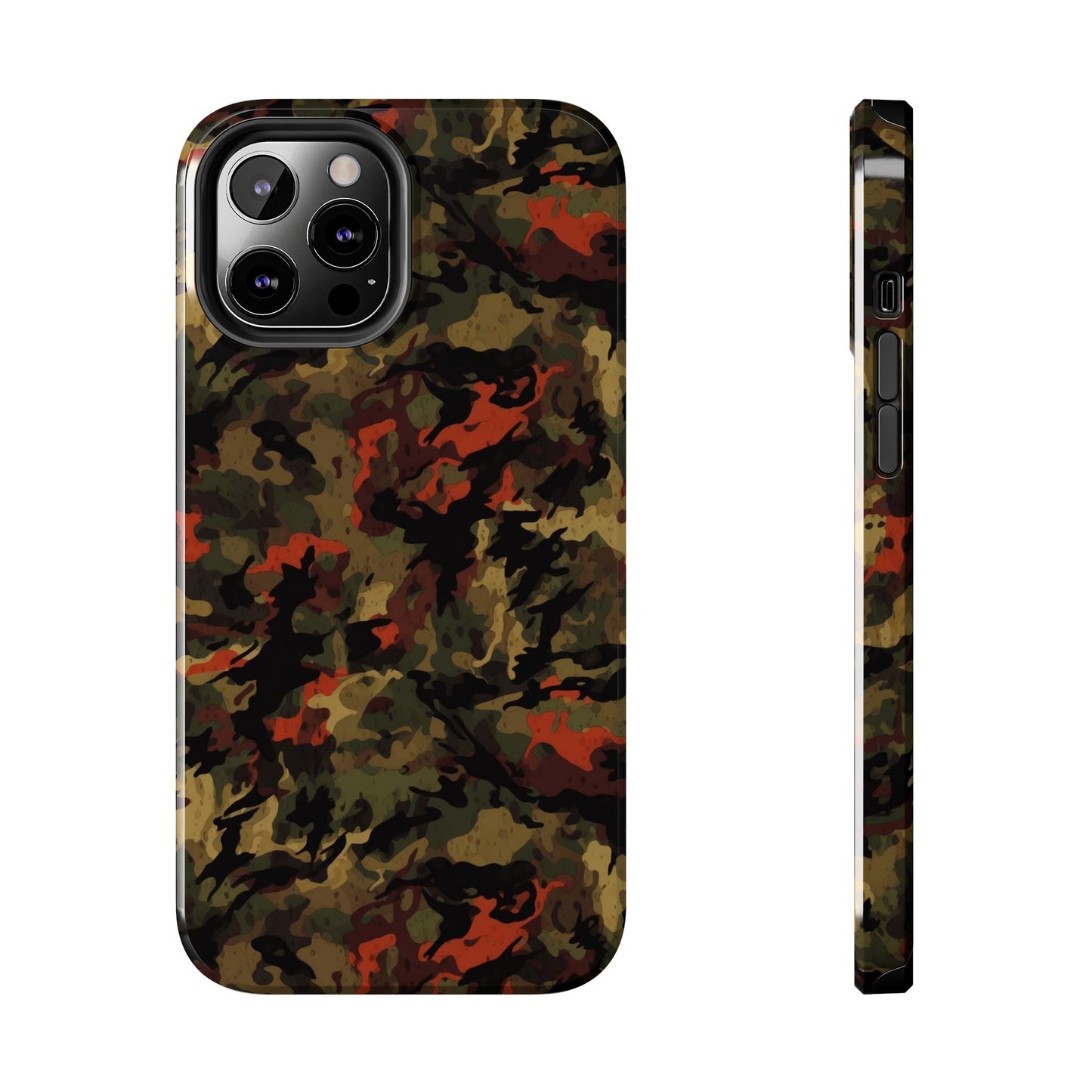 Red Woodland Camo iPhone Case - BOGO Cases