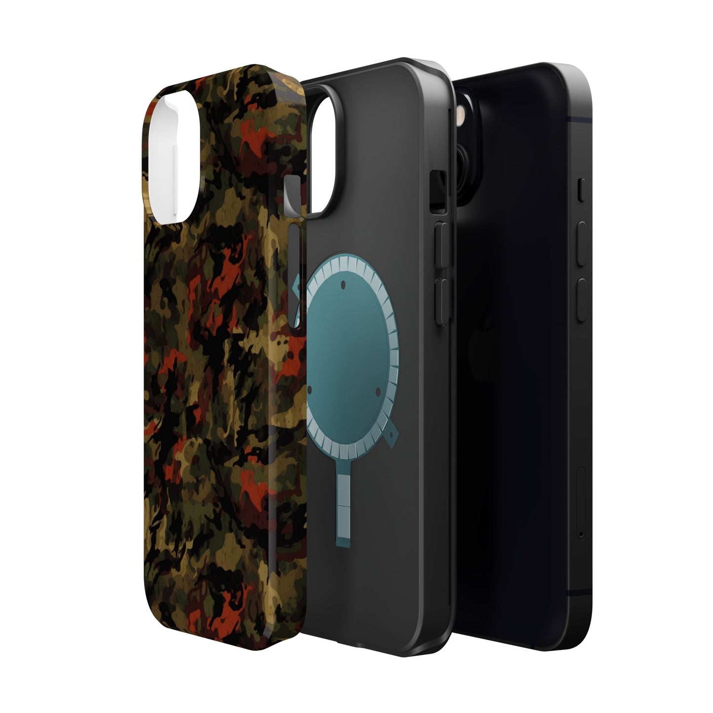 Red Woodland Camo MagSafe Case - BOGO Cases