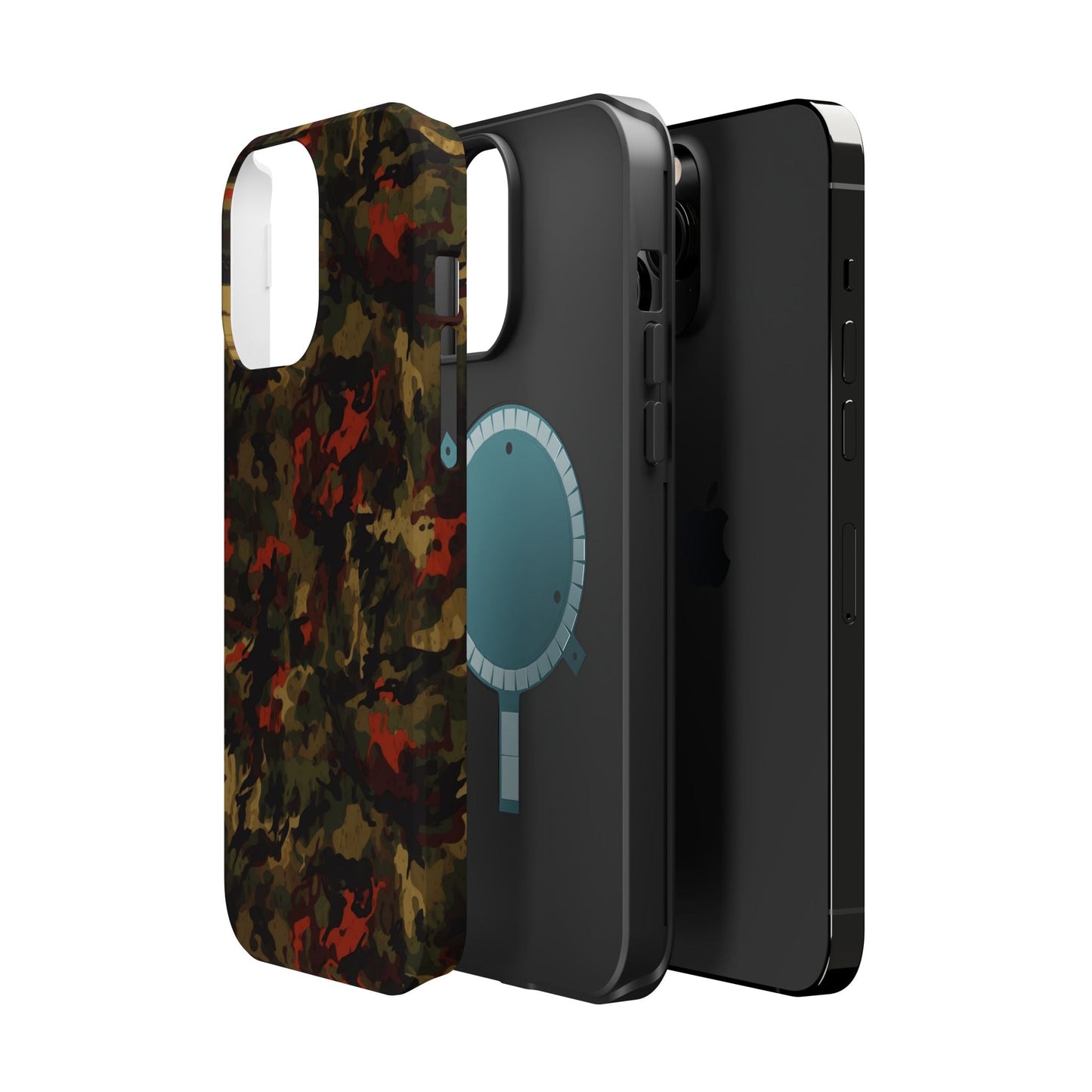Red Woodland Camo MagSafe Case - BOGO Cases