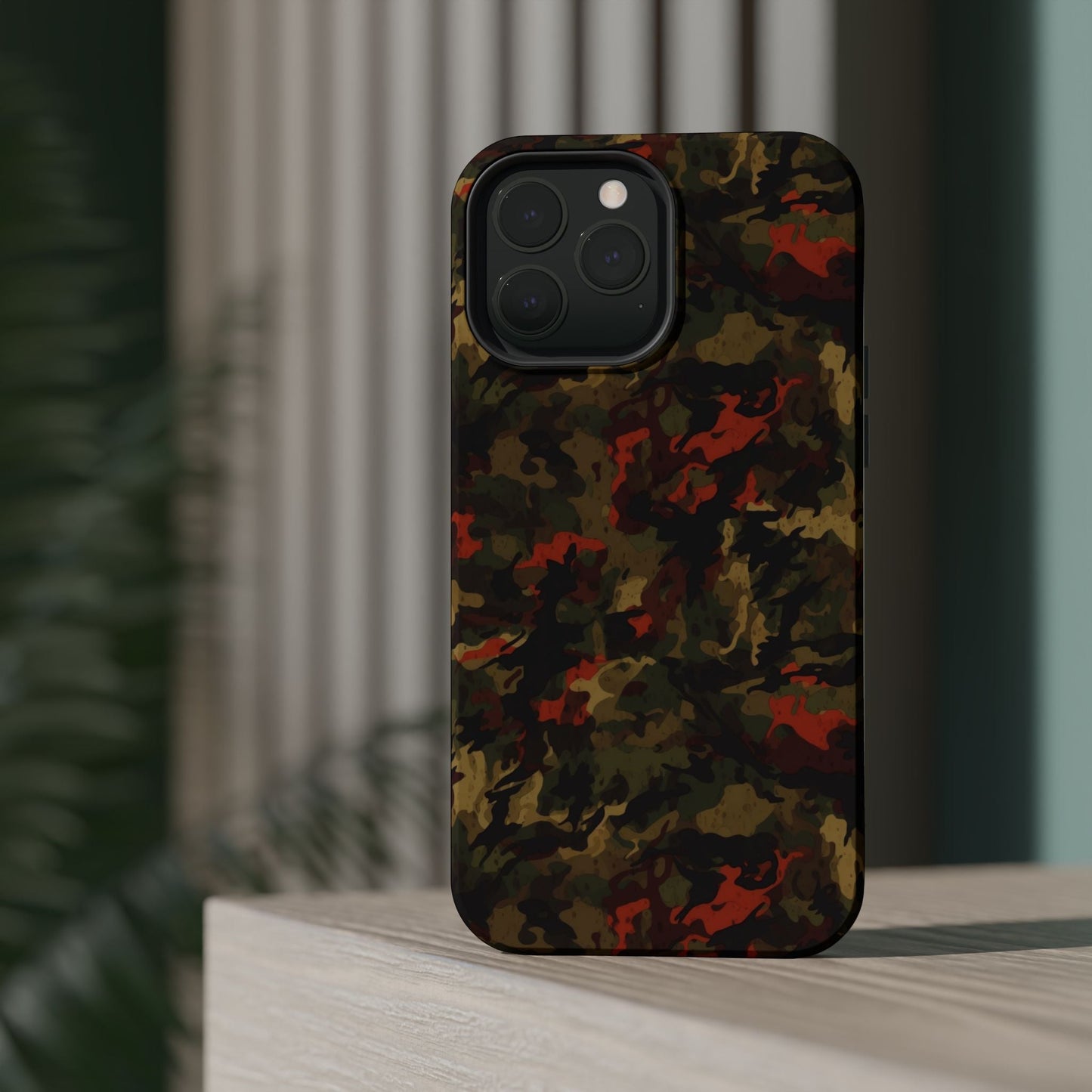 Red Woodland Camo MagSafe Case - BOGO Cases
