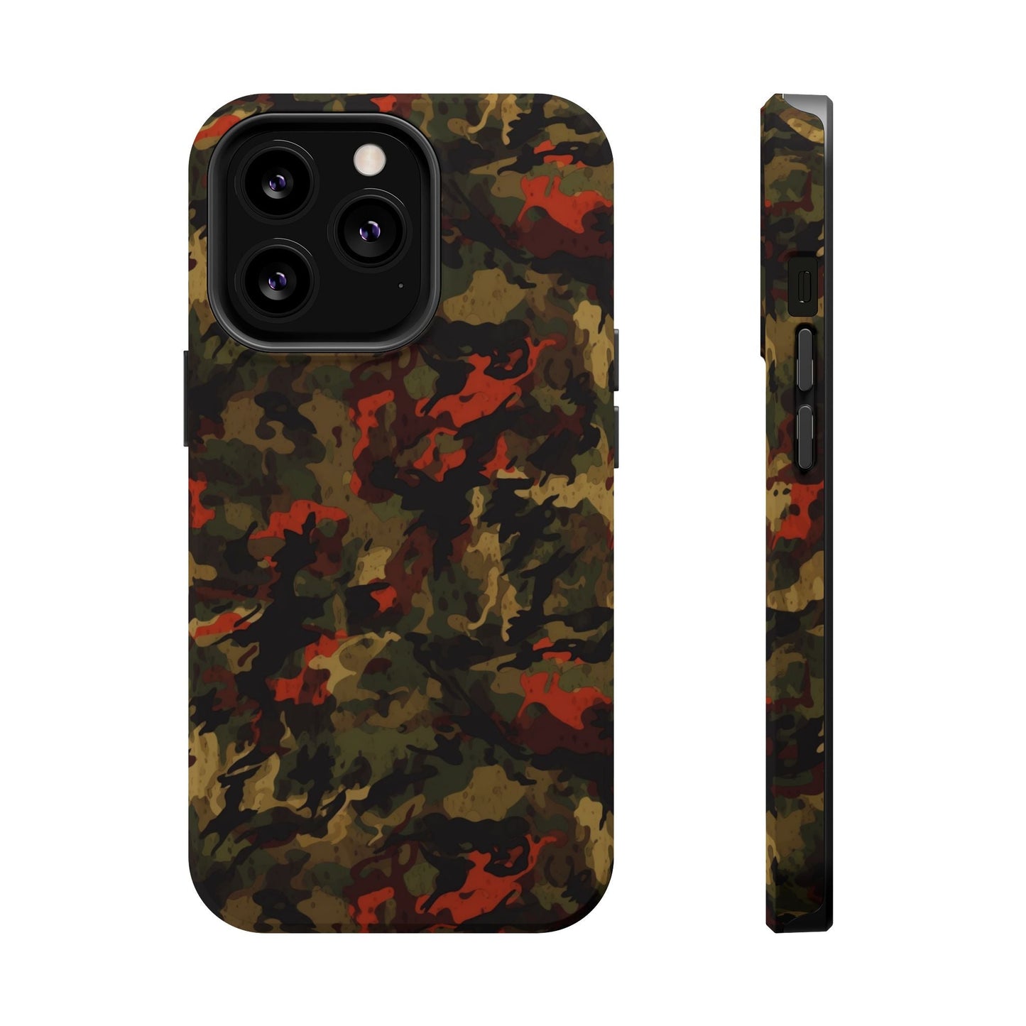 Red Woodland Camo MagSafe Case - BOGO Cases