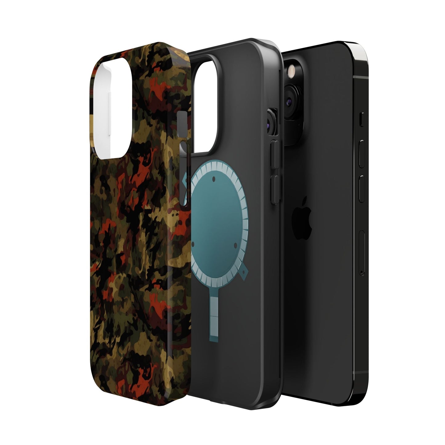 Red Woodland Camo MagSafe Case - BOGO Cases